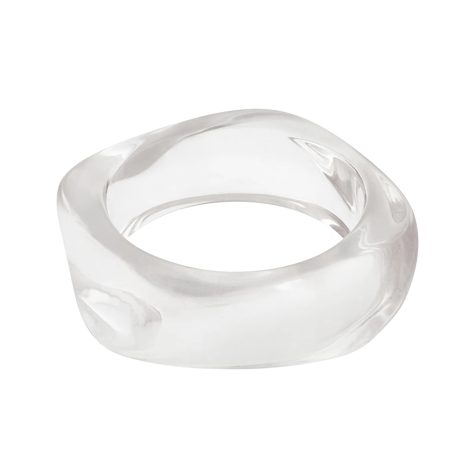 Elaria Transparent Chunky Bracelet - Image 4
