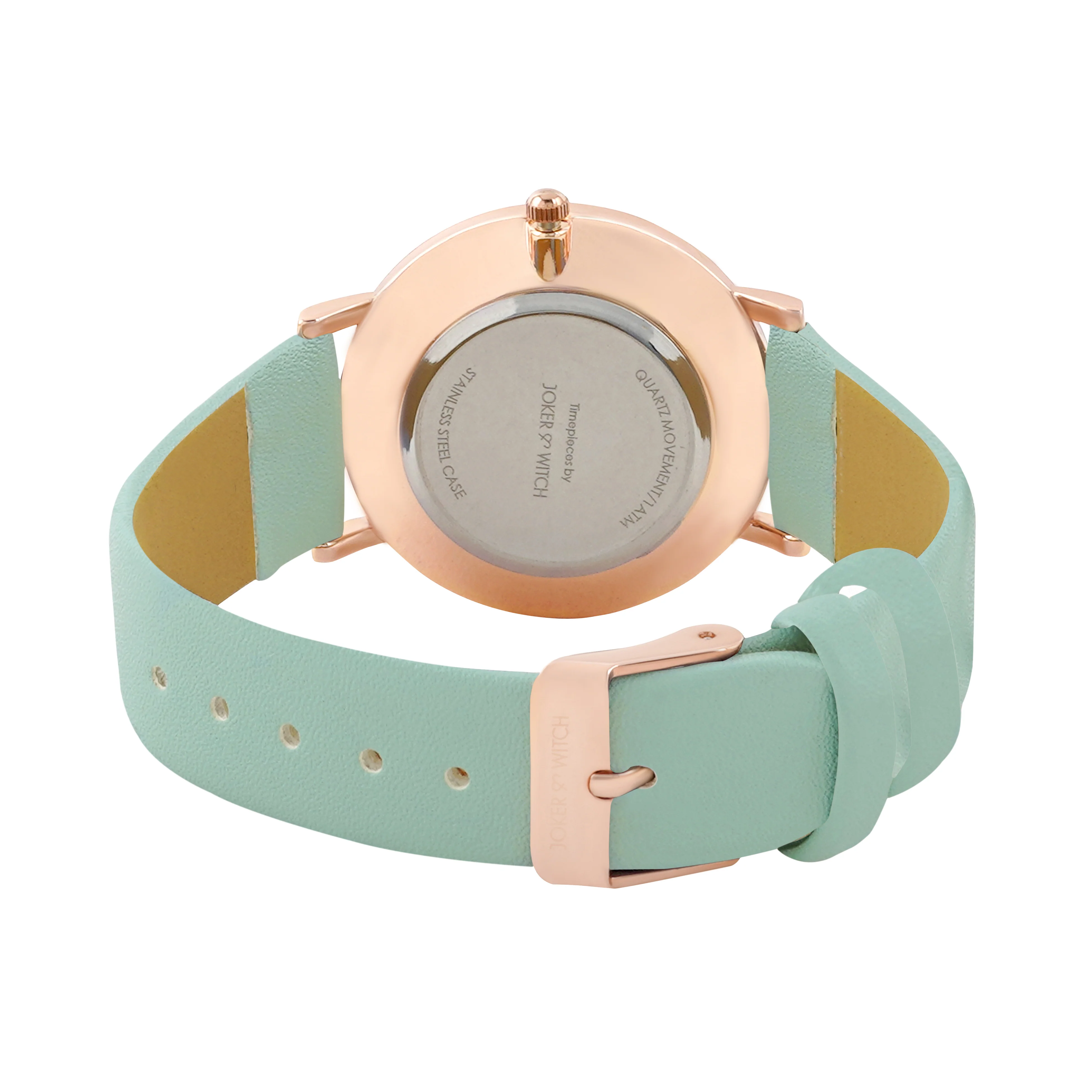Printed Enchantress Medium Dial Green PU Strap Women's Watch - Image 6