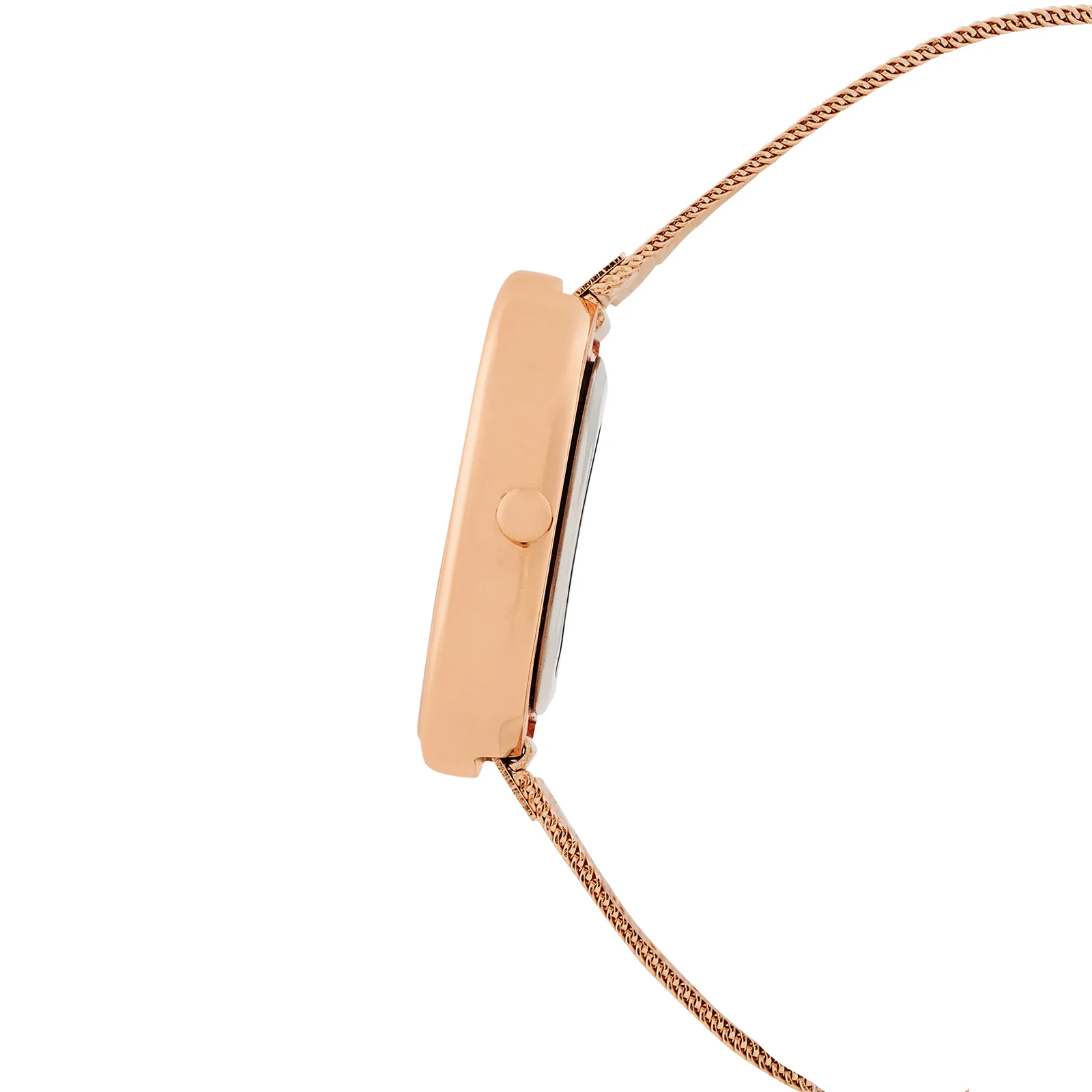 Enola Brown Small Oval Dial Rose Gold Mesh Strap Women's Watch - Image 5