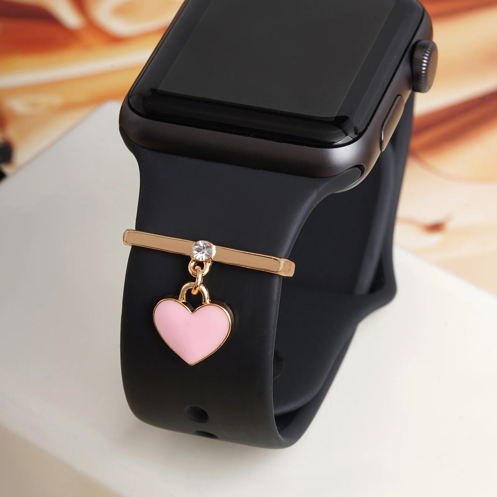 Euphoria Gold And Pink Ring Watch Charm