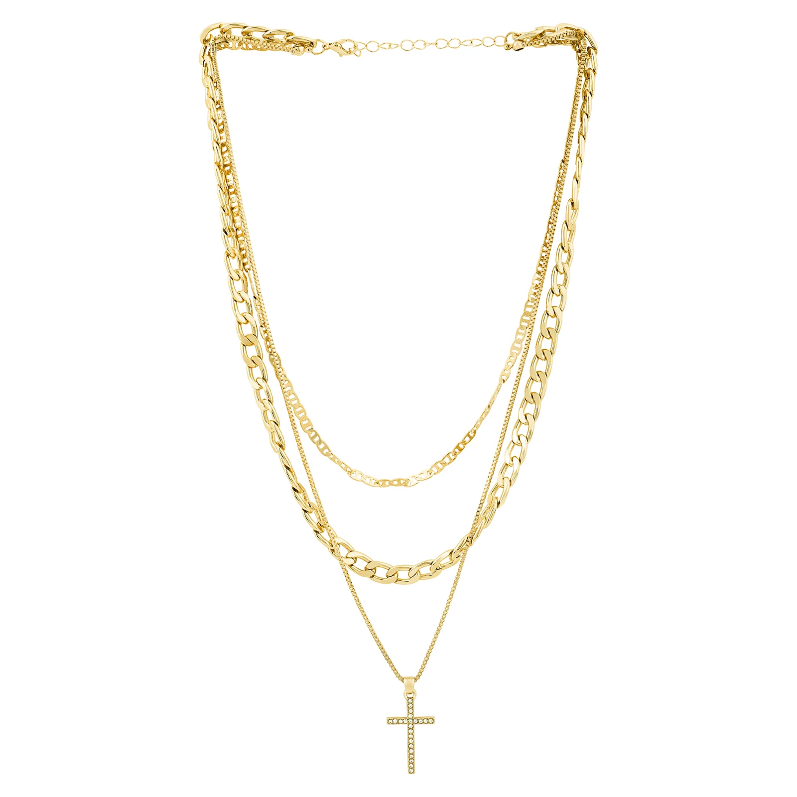 Everan Gold Layered Love Necklace - Image 4
