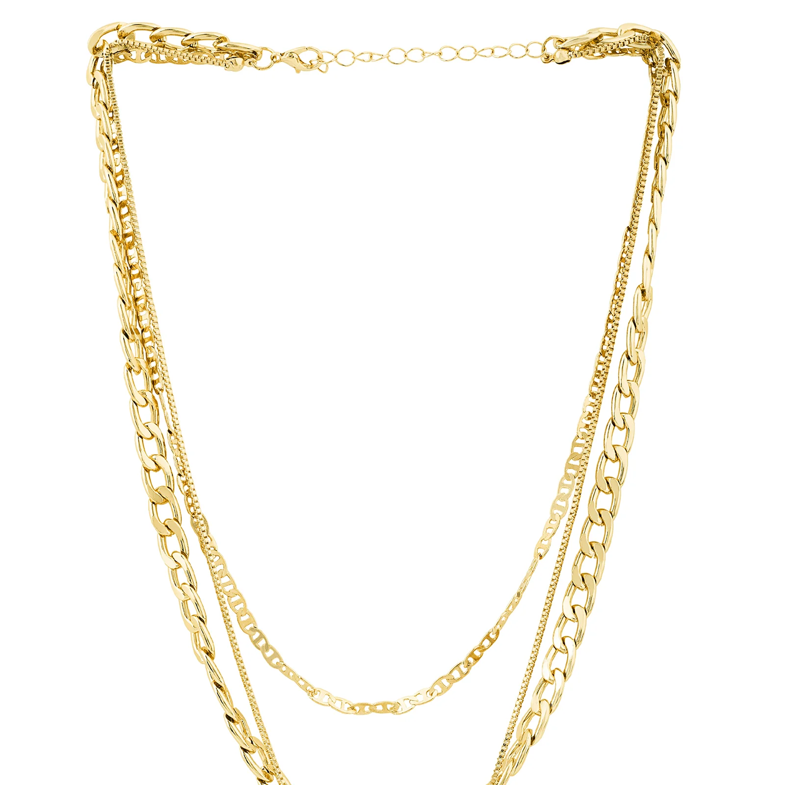 Everan Gold Layered Love Necklace - Image 5