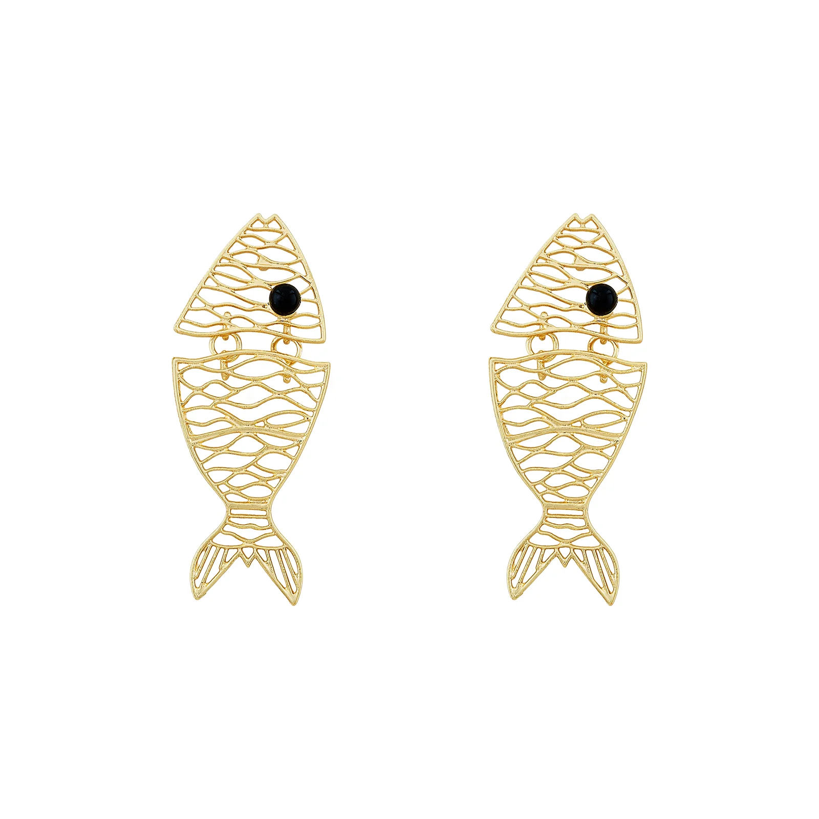 Finella Gold Animal Earrings - Image 3