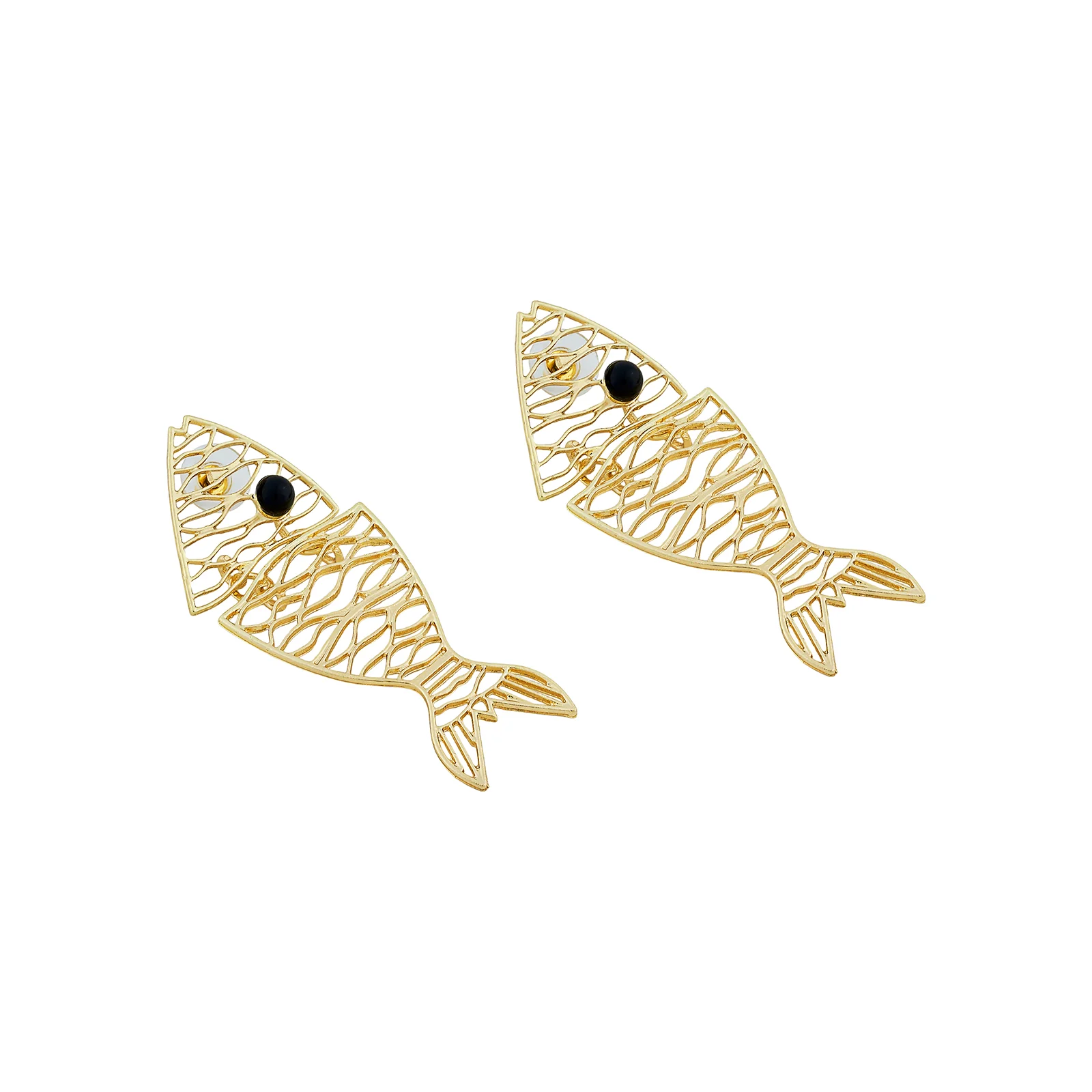 Finella Gold Animal Earrings - Image 4