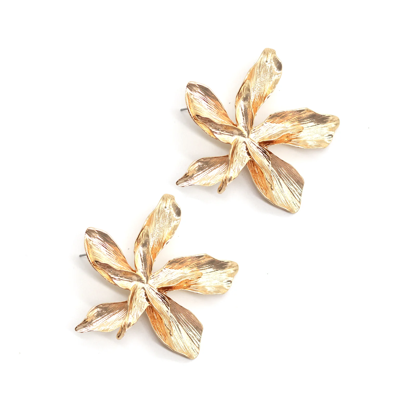 Flora Gold Earrings - Image 3
