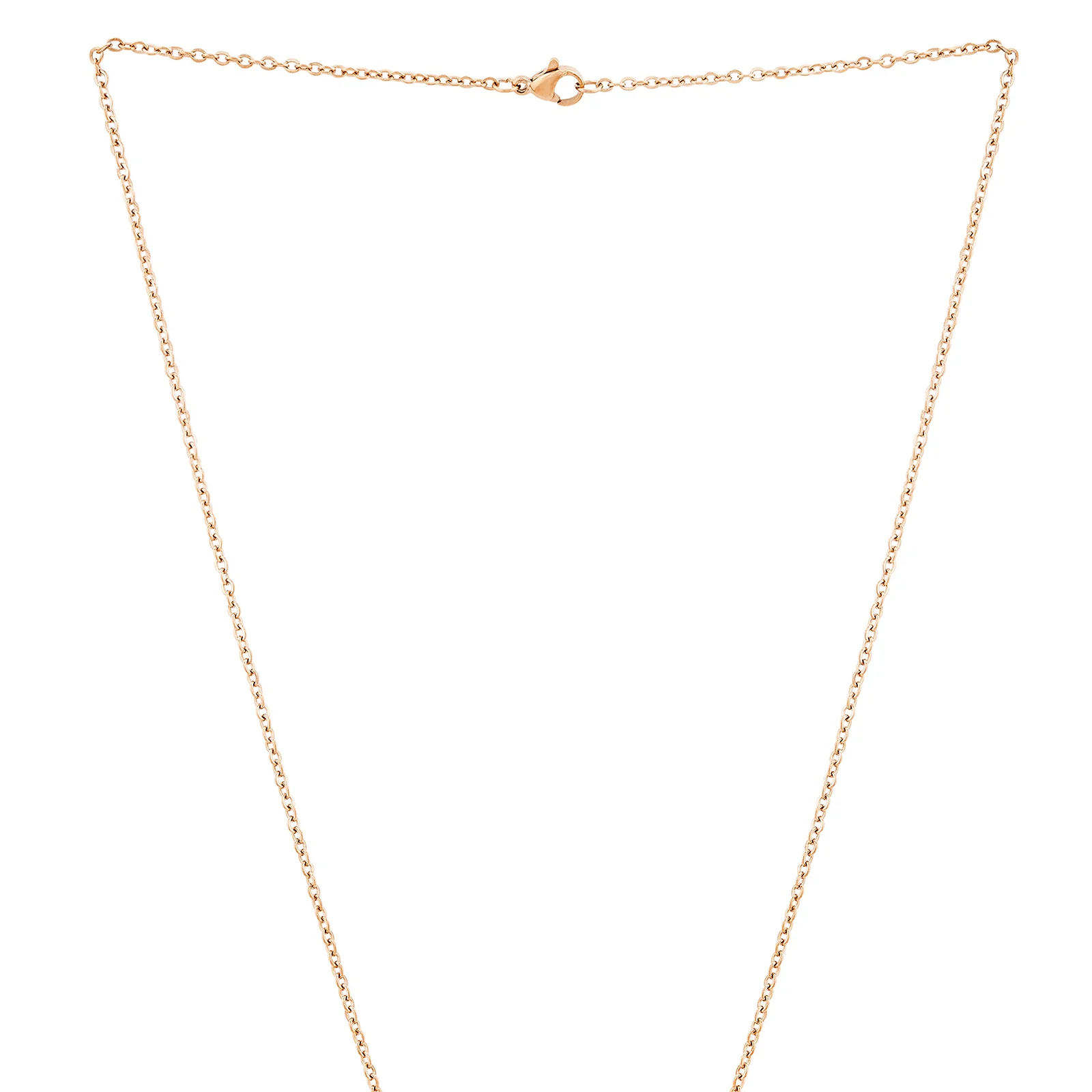 Flora Rose Gold Women's Round Mantra Necklace - Image 4