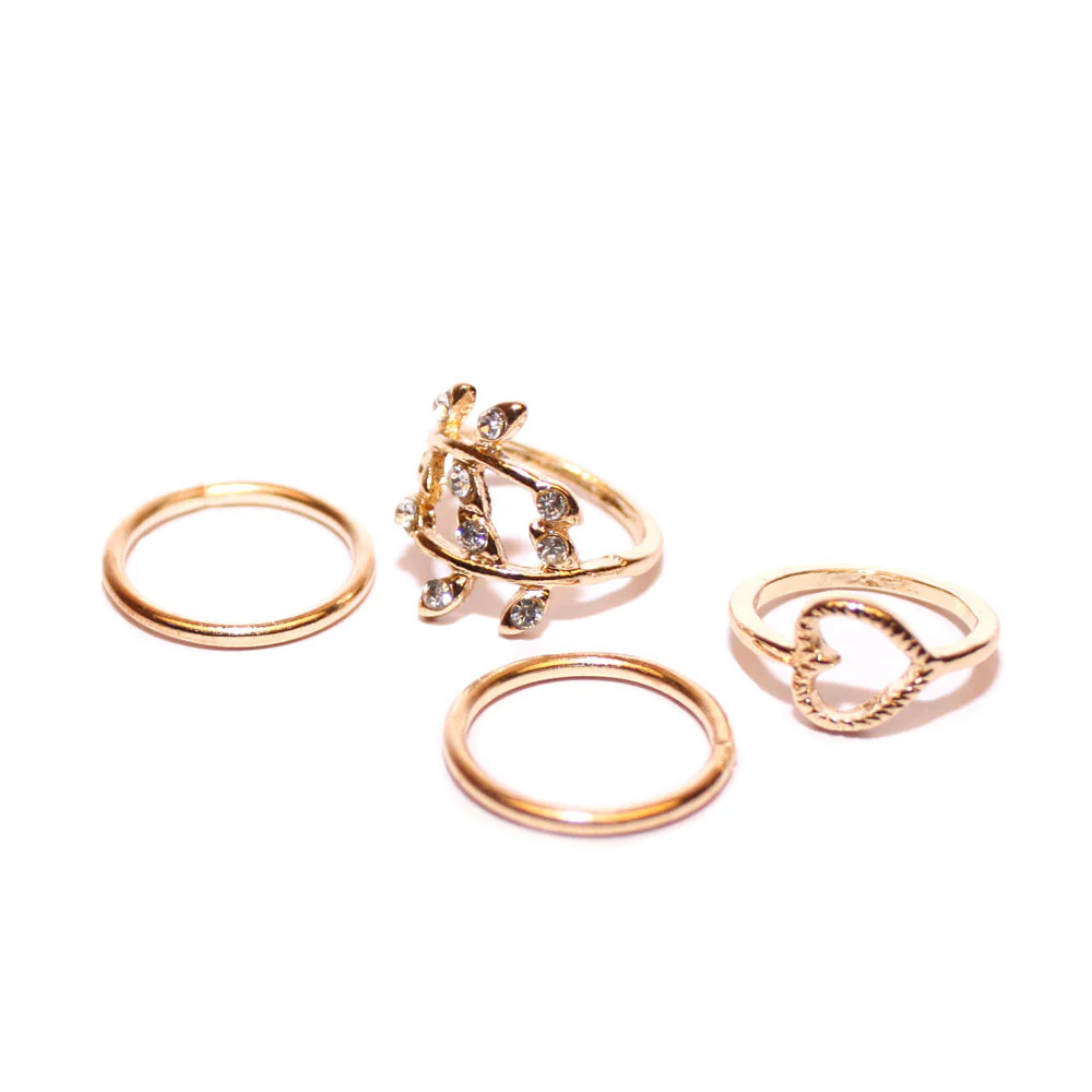Floral Gold Jewelry Set - Image 6