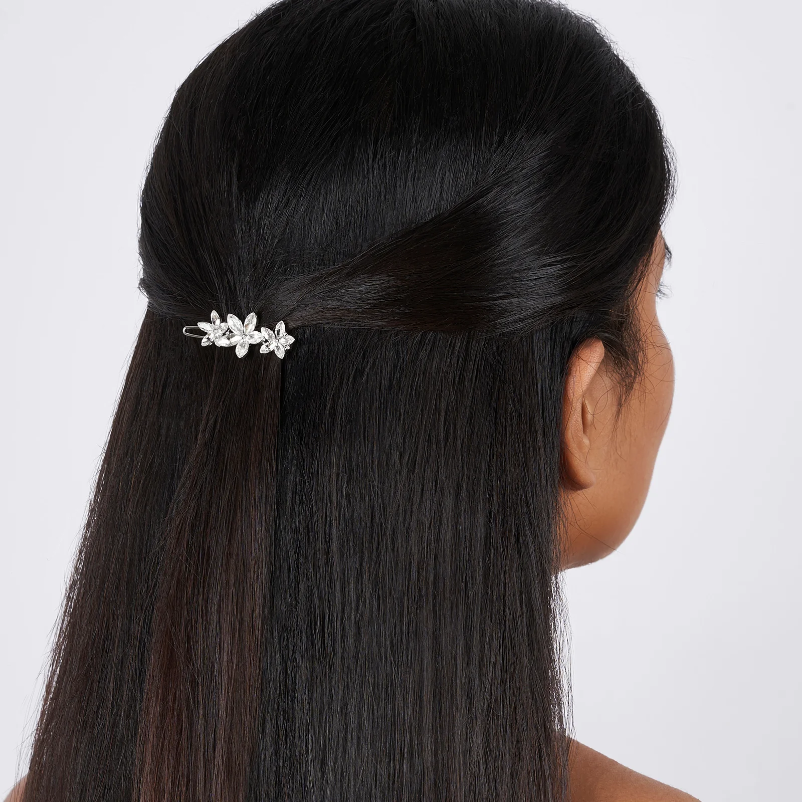 Floridus Floral Silver hairpin