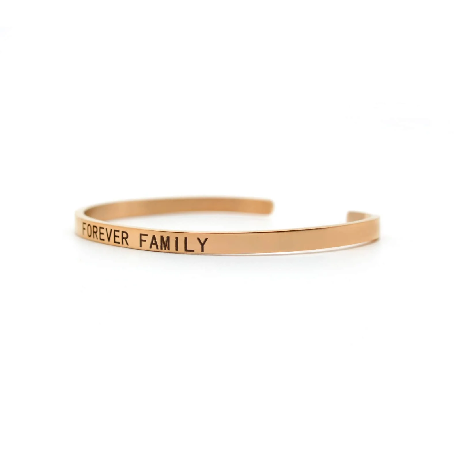 Forever Family Rose Gold Mantra Band - Image 4
