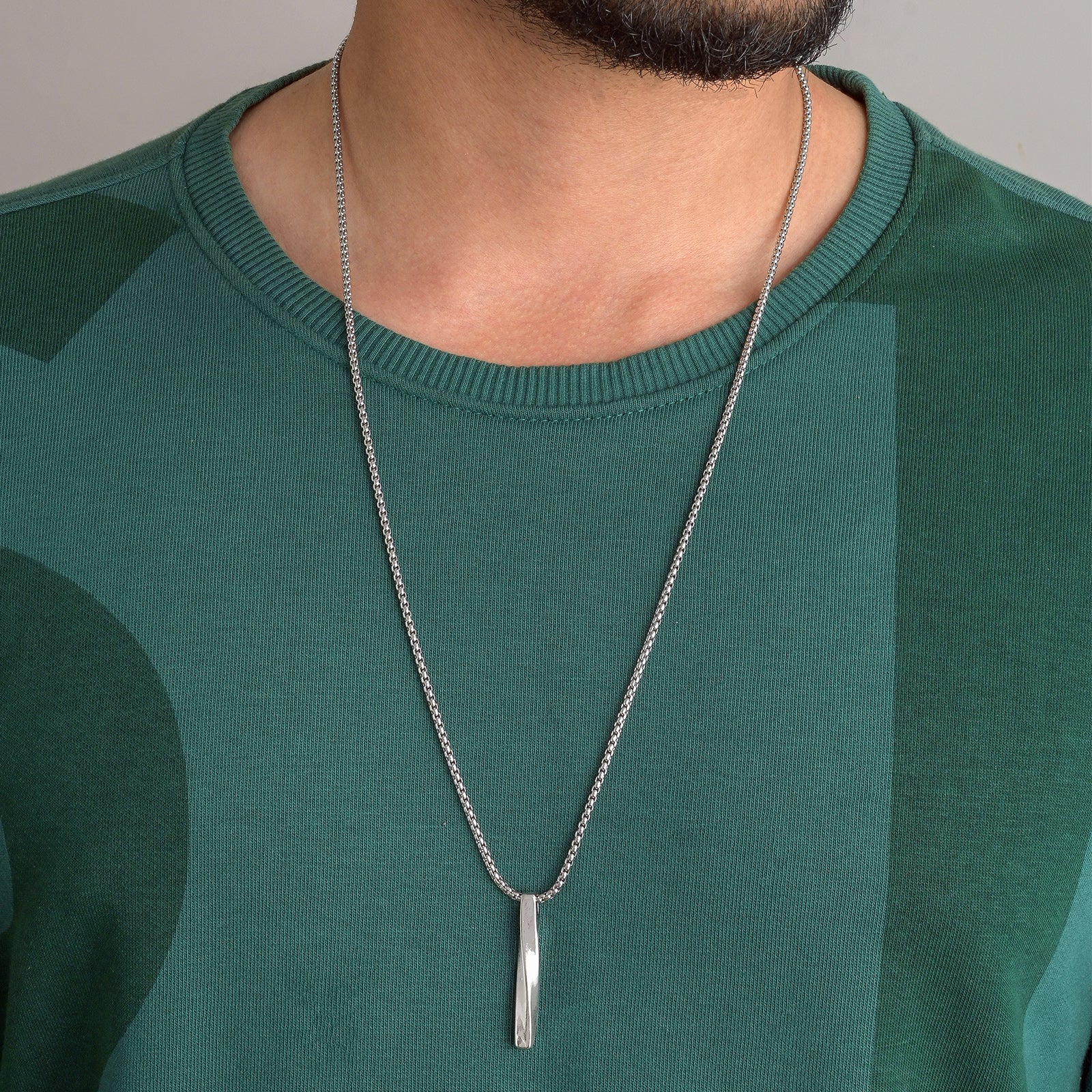 Fury Men Silver Necklace