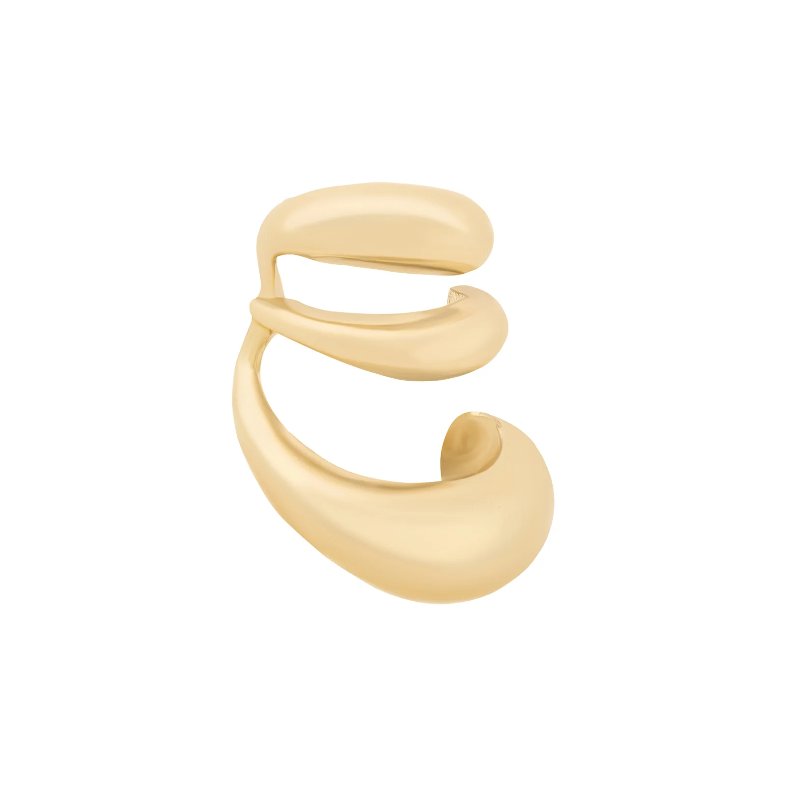 Fusemi Gold Mixed Metal Earcuff - Image 3