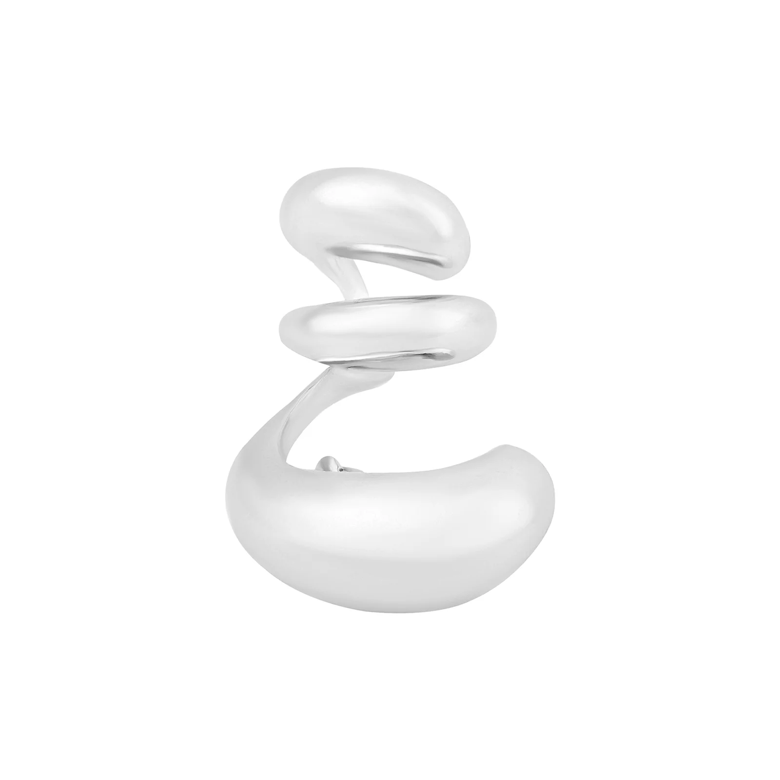 Fusemi Silver Mixed Metal Earcuff - Image 3