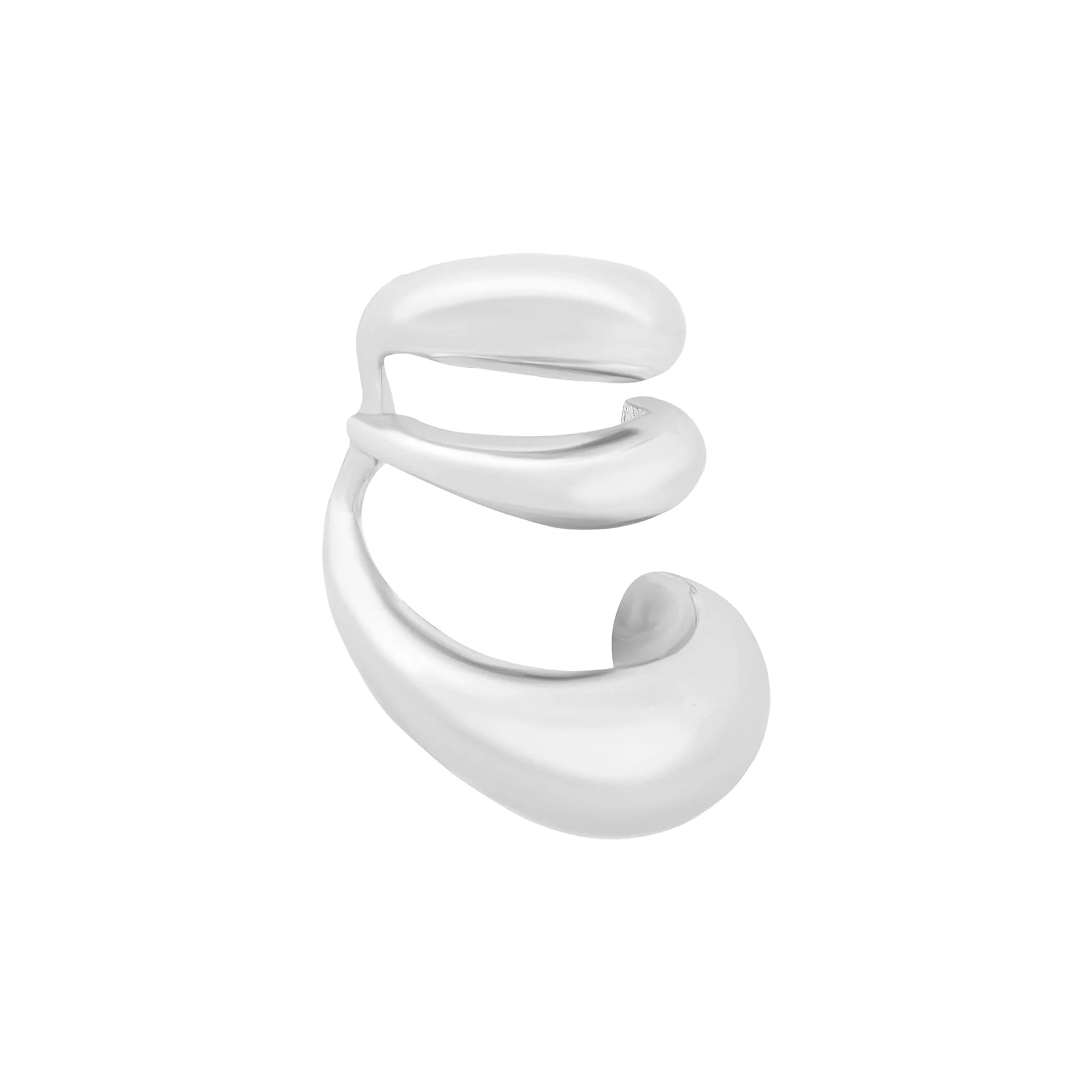 Fusemi Silver Mixed Metal Earcuff - Image 4