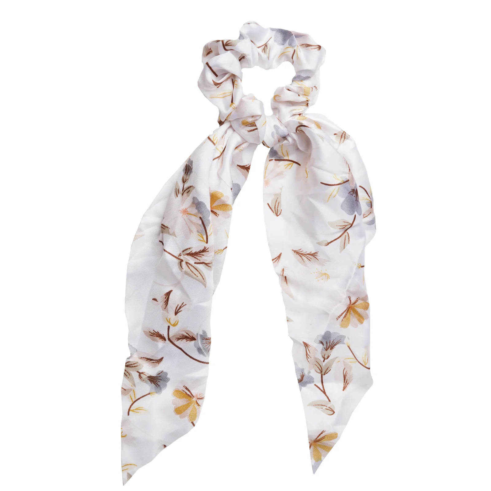 Garden Pink Scarf Detail Scrunchie - Image 2