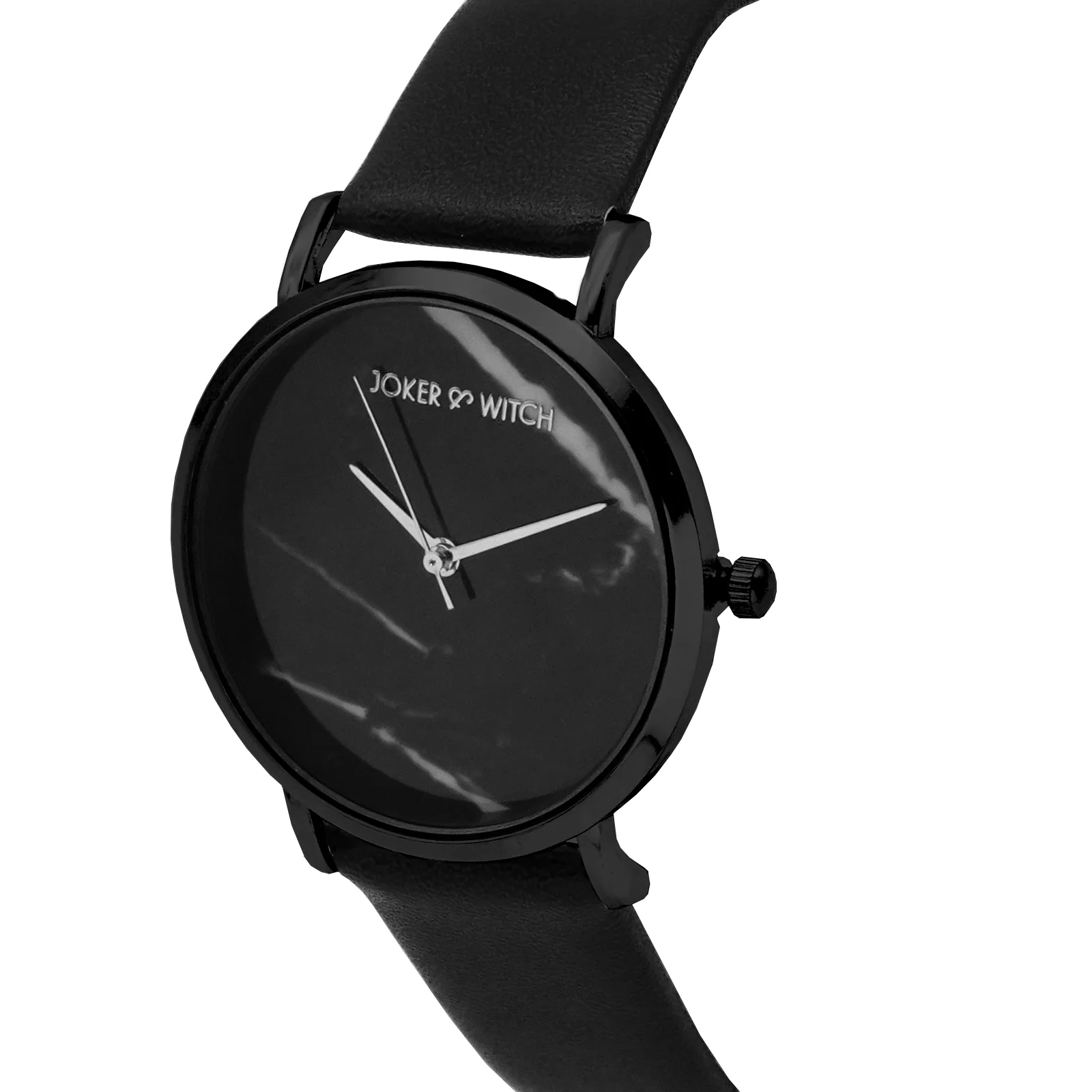 Giselle Black Medium Marble Dial PU Strap Women's Watch - Image 4