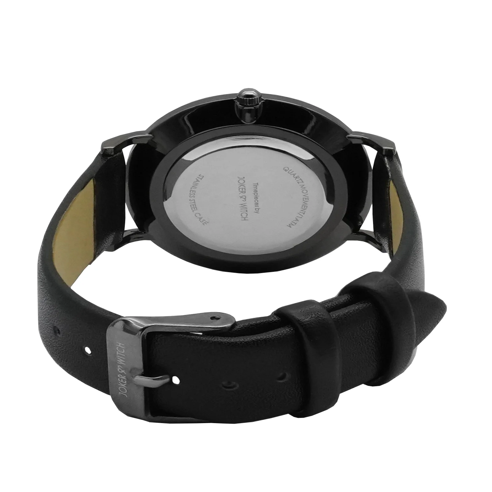 Giselle Black Medium Marble Dial PU Strap Women's Watch - Image 5