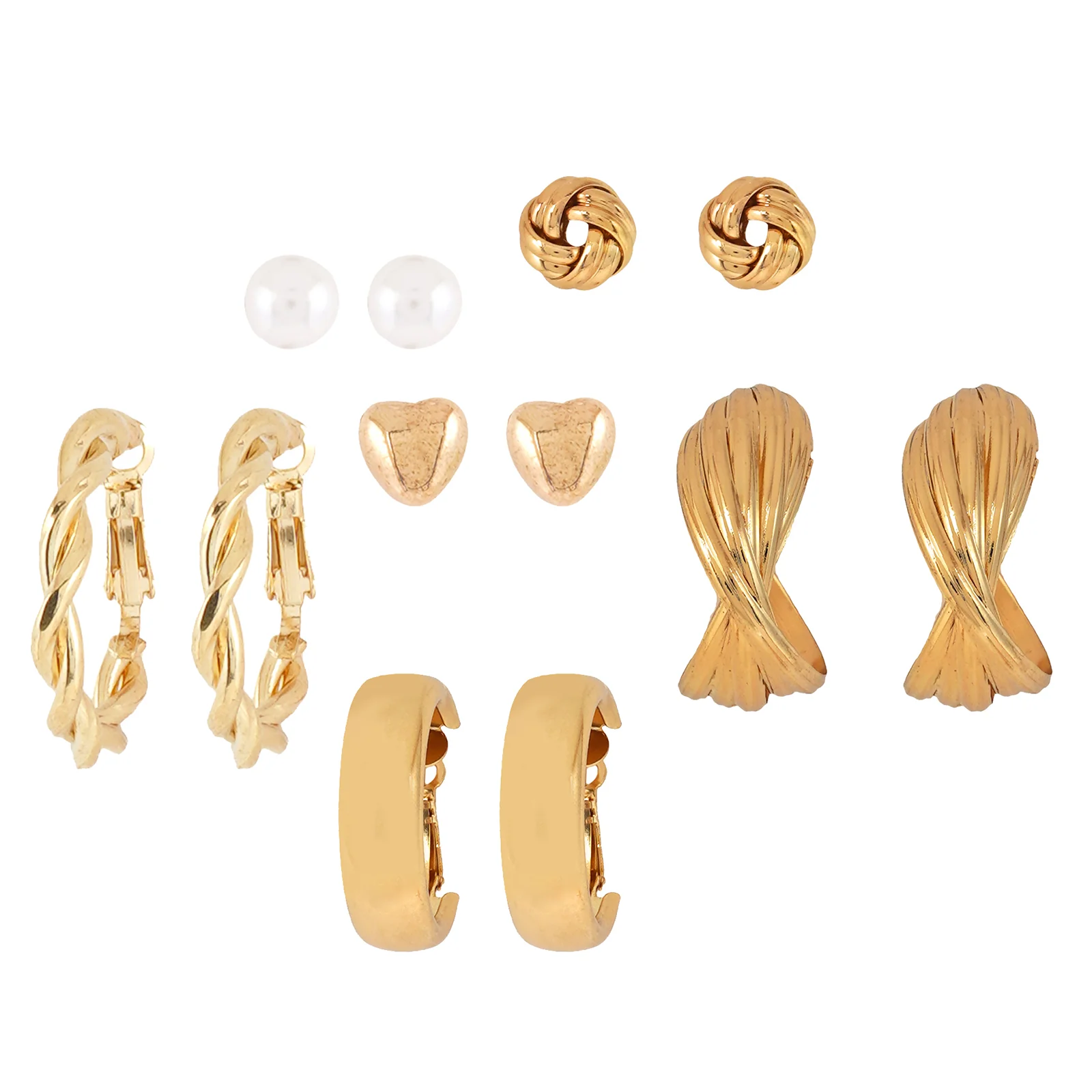 Glam in Gold Earring Set - Image 3