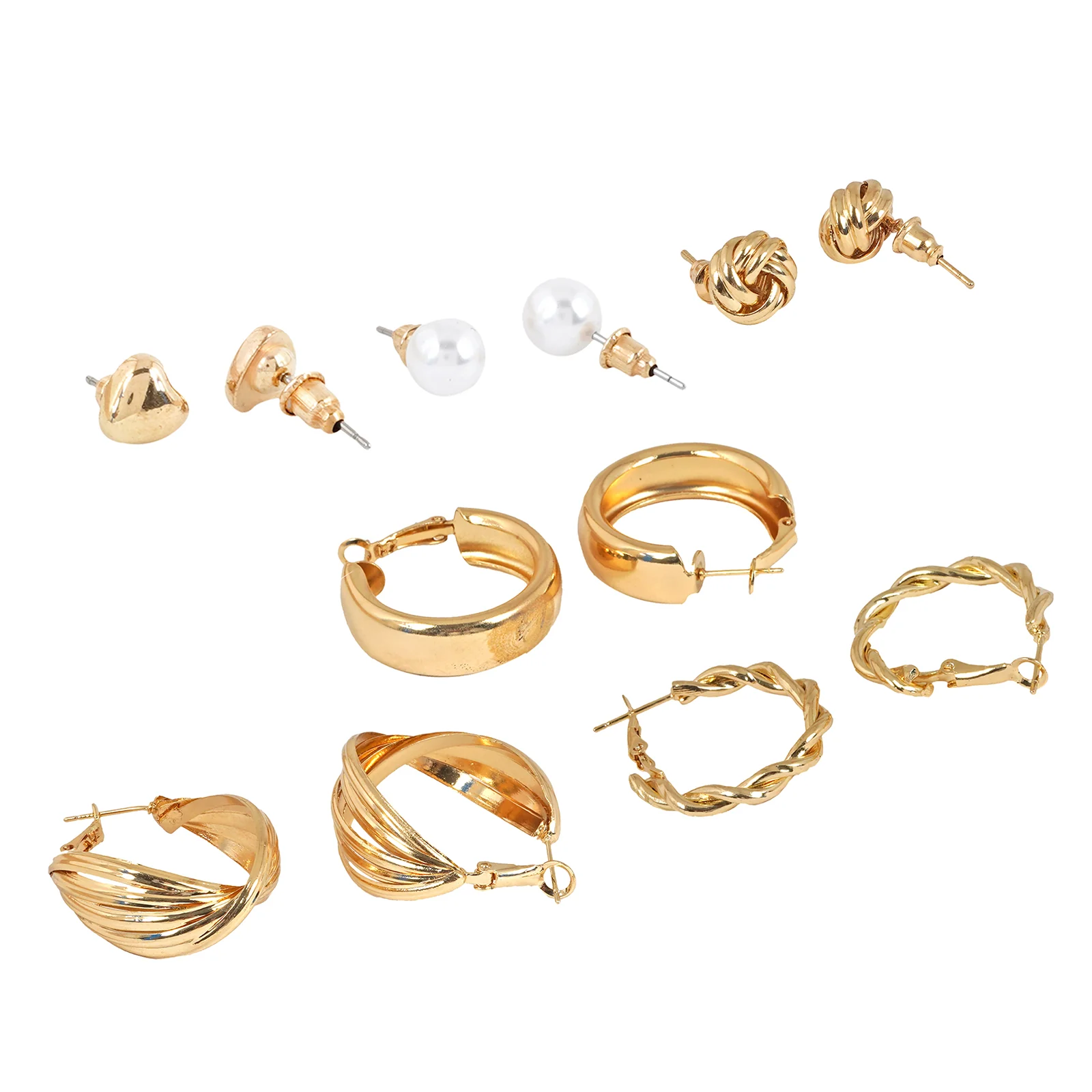 Glam in Gold Earring Set - Image 4