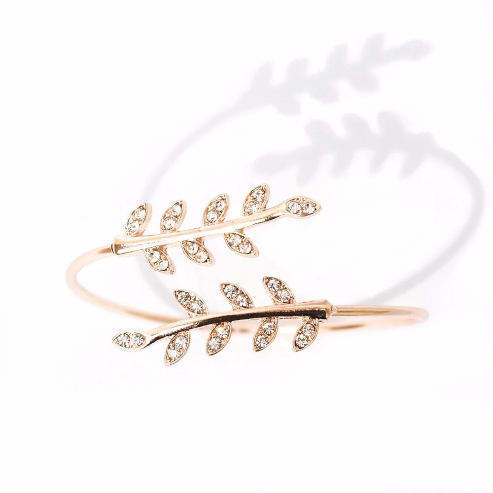 Grecian Leaves Rosegold Bracelet - Image 5