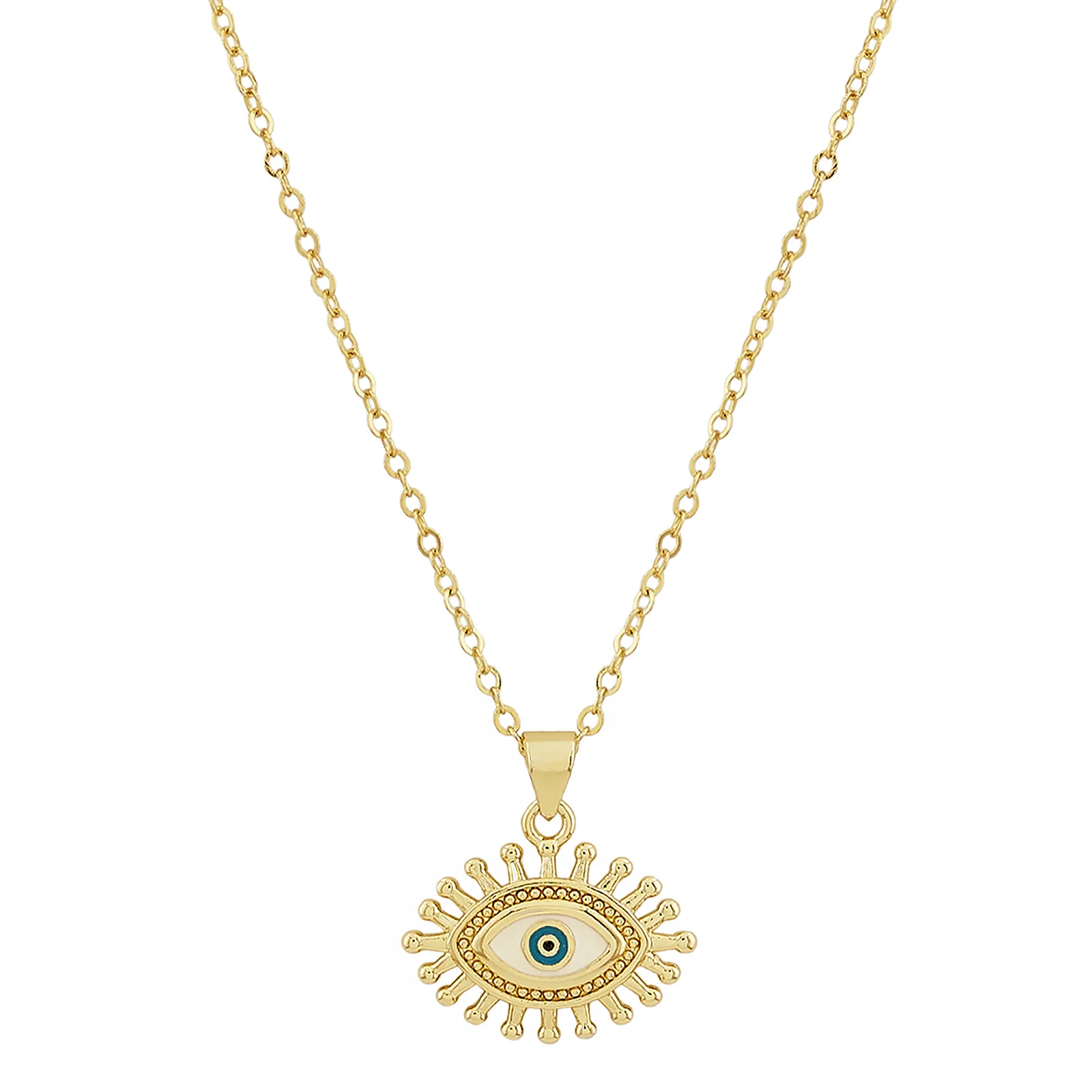 Guarded Evil Eye Gold Necklace - Image 4