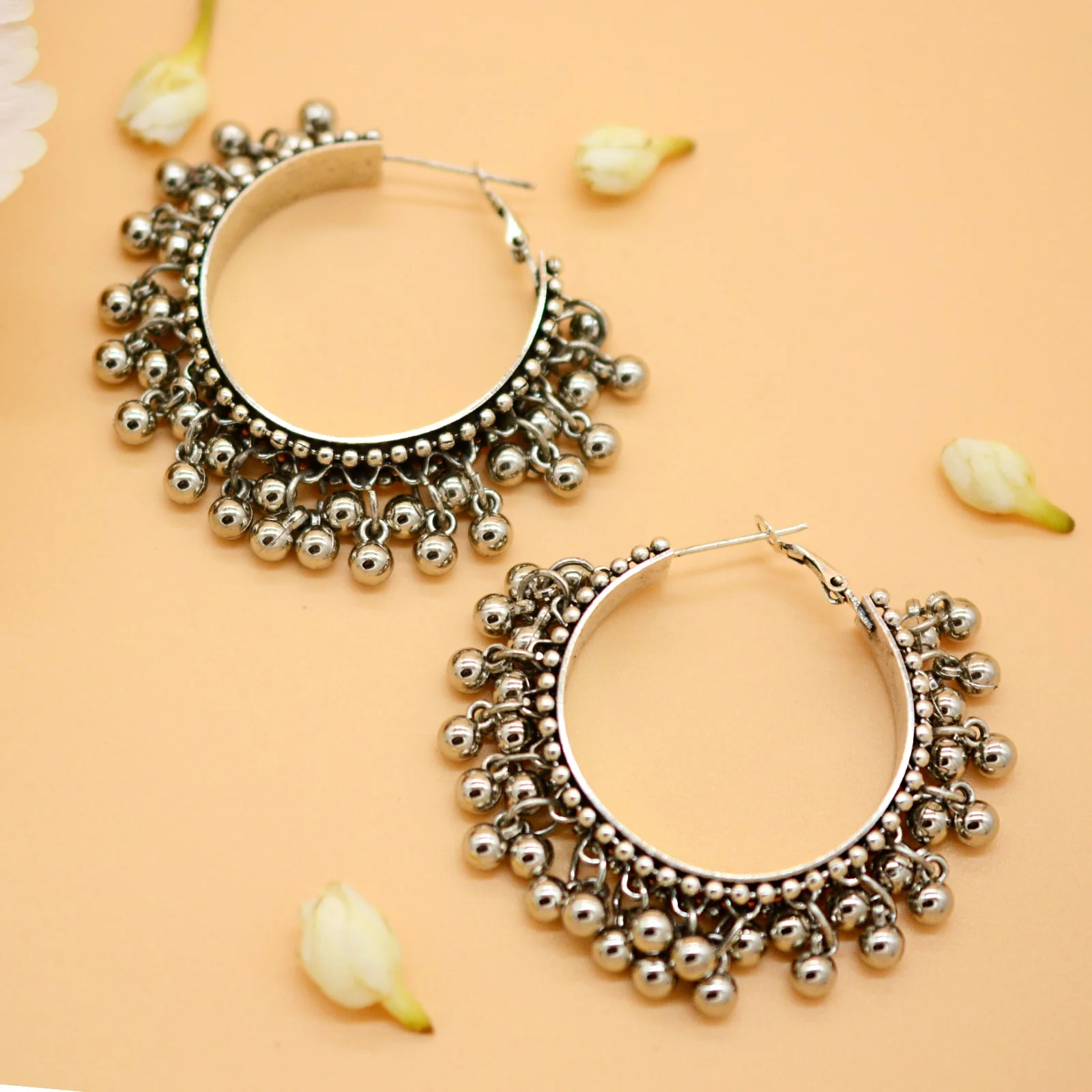 Gungroo Silver Hoops Earrings