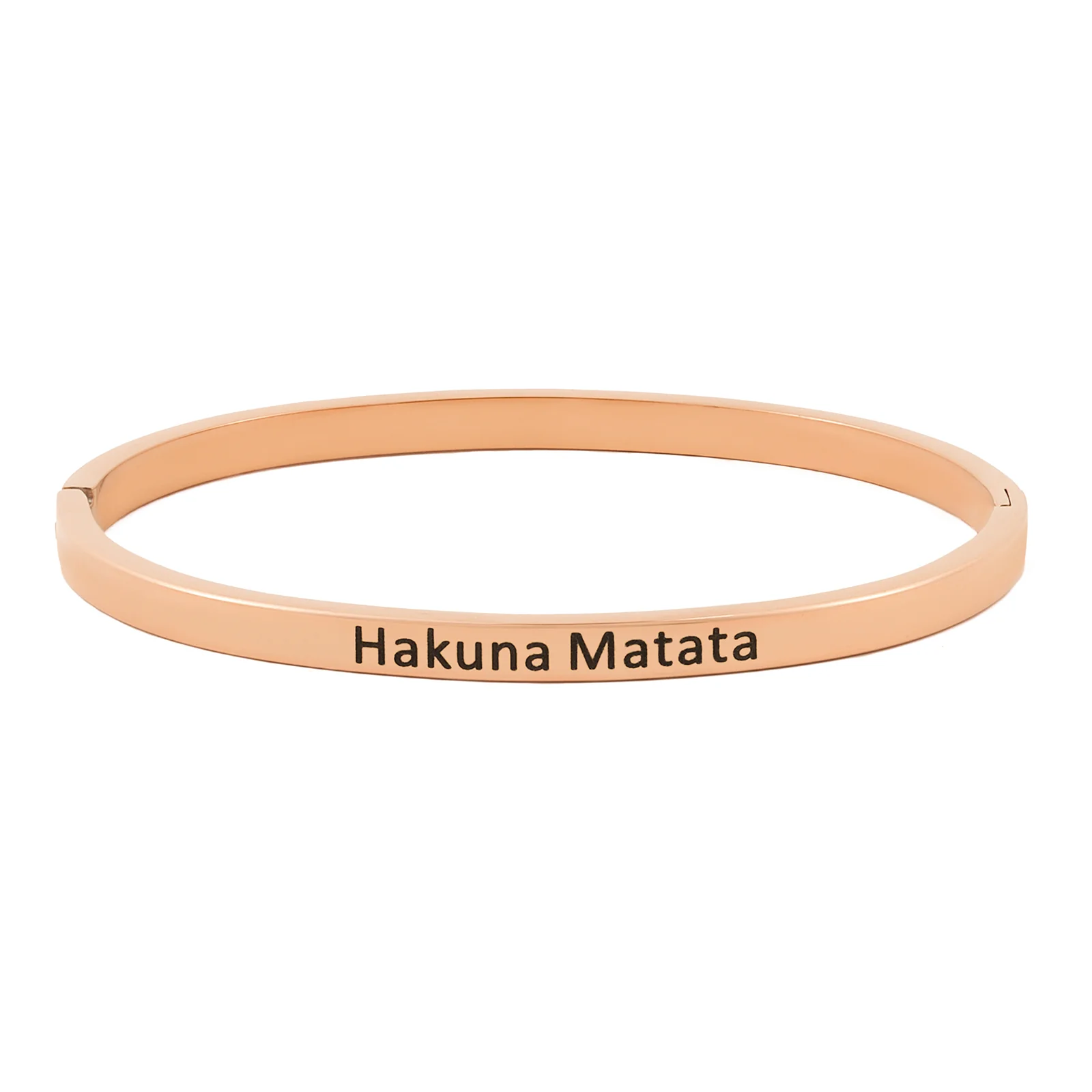 Hakuna Matata Rose Gold Mantra Band - Image 4