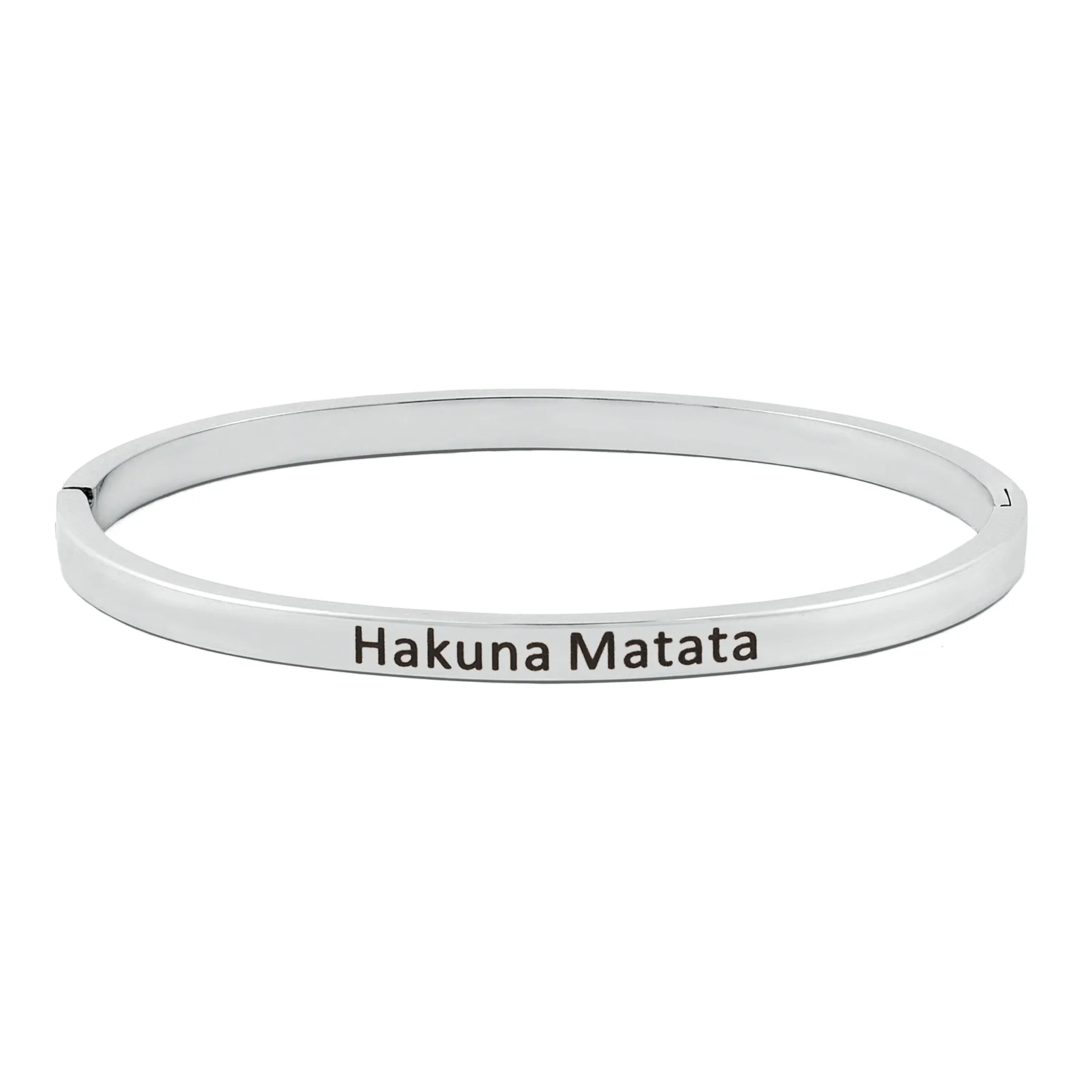 Hakuna Matata Silver Mantra Band - Image 4