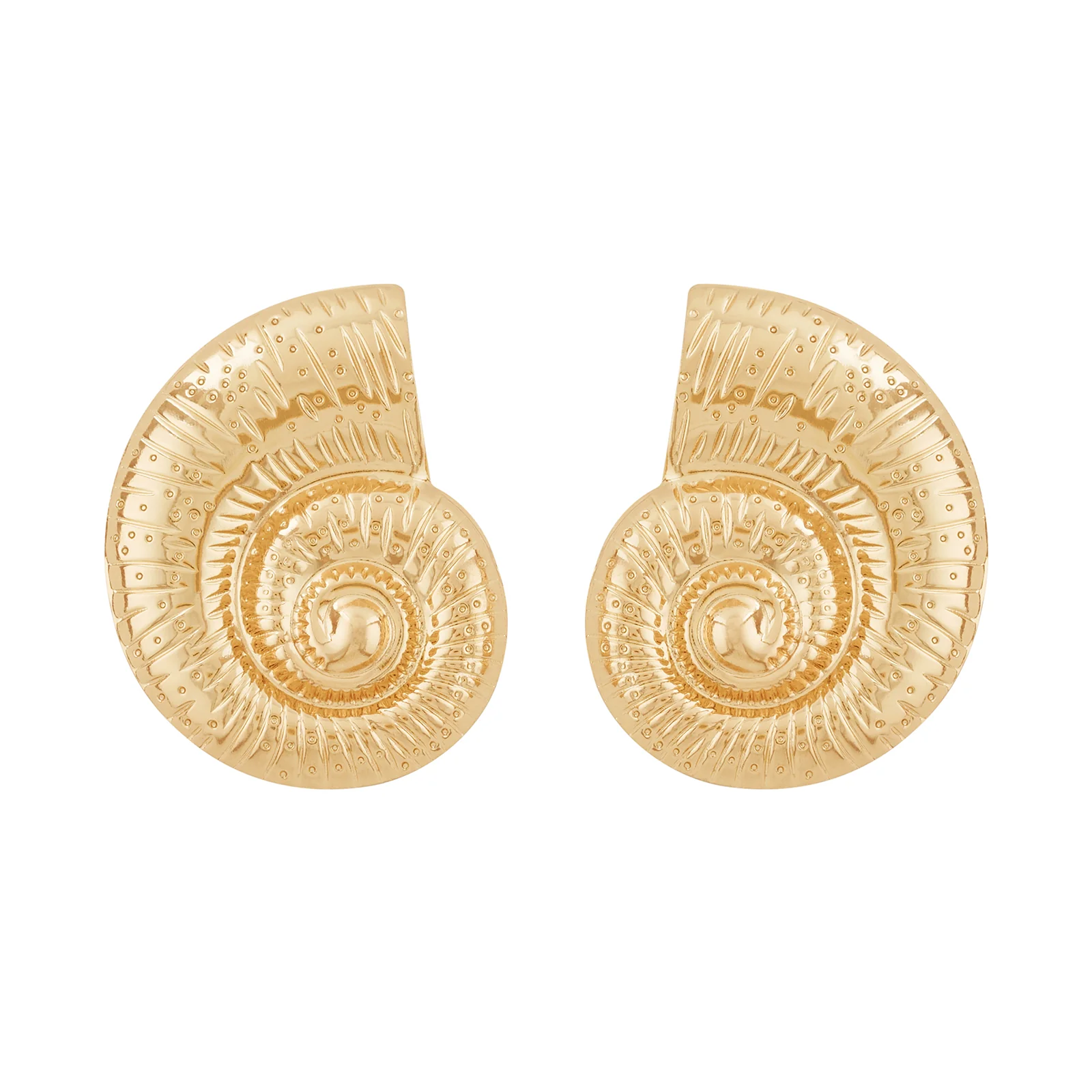 Halsey Charm Gold Earring - Image 3