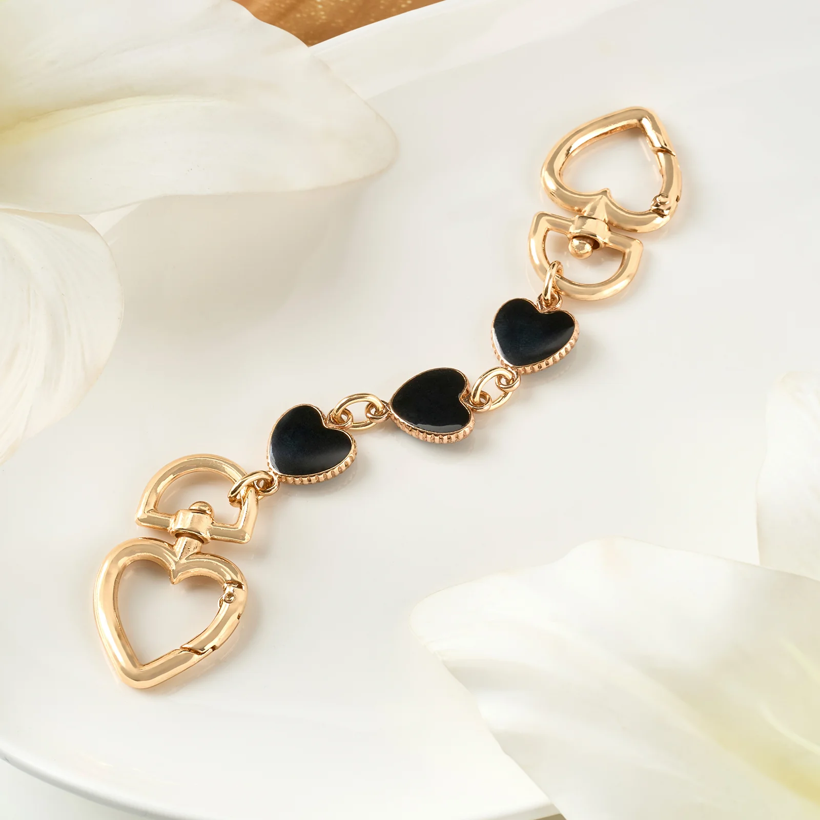 Heart-lush Black Bag Charm - Image 3