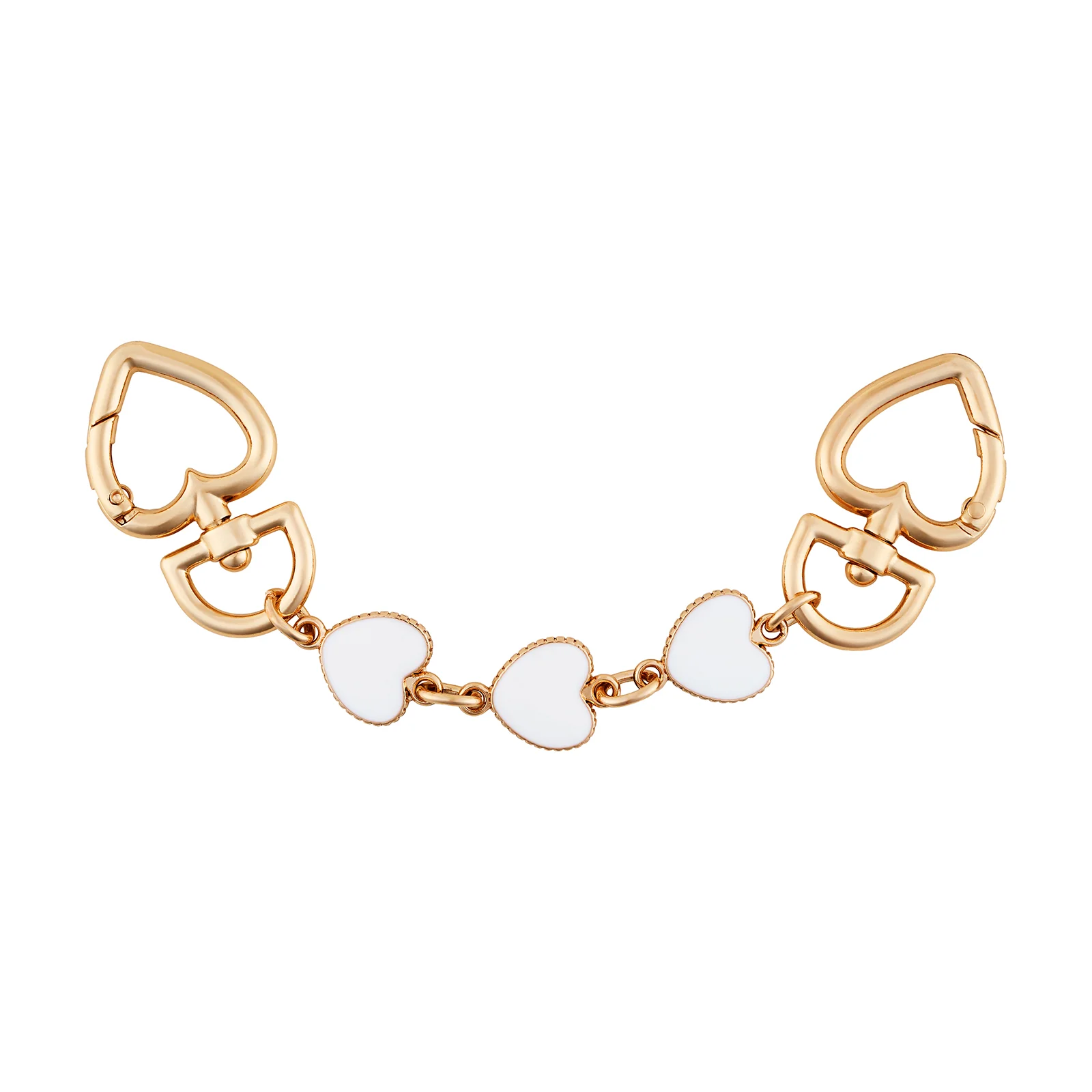 Heart-lush White Bag Charm - Image 4