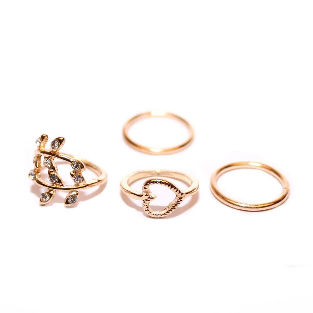 Heart Midi Ring Set - Image 3