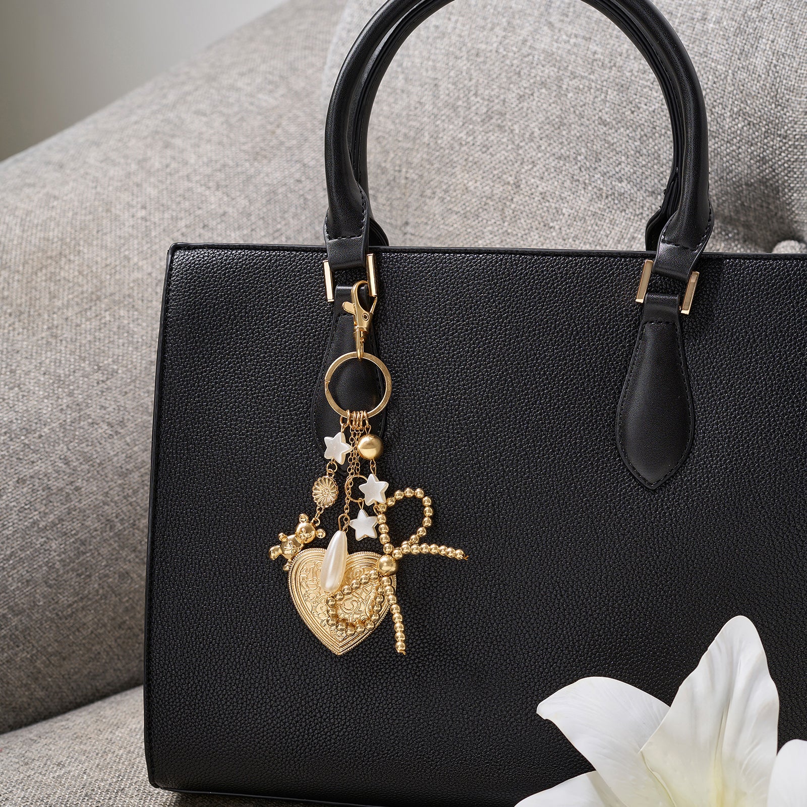 Heart-Pop Bag Charm - Image 2