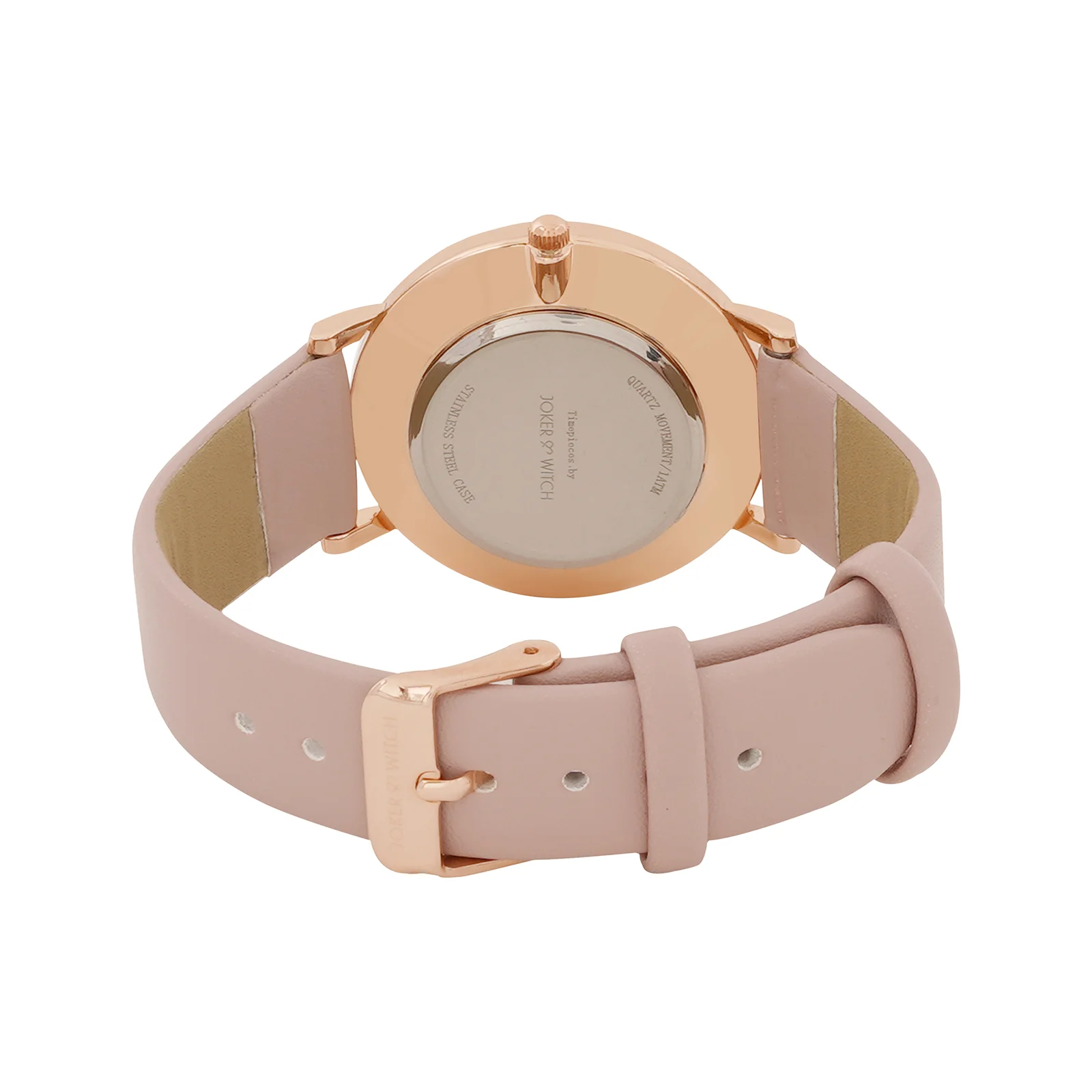 Printed Heartfelt Pink Medium Dial PU Strap Women's Watch - Image 6