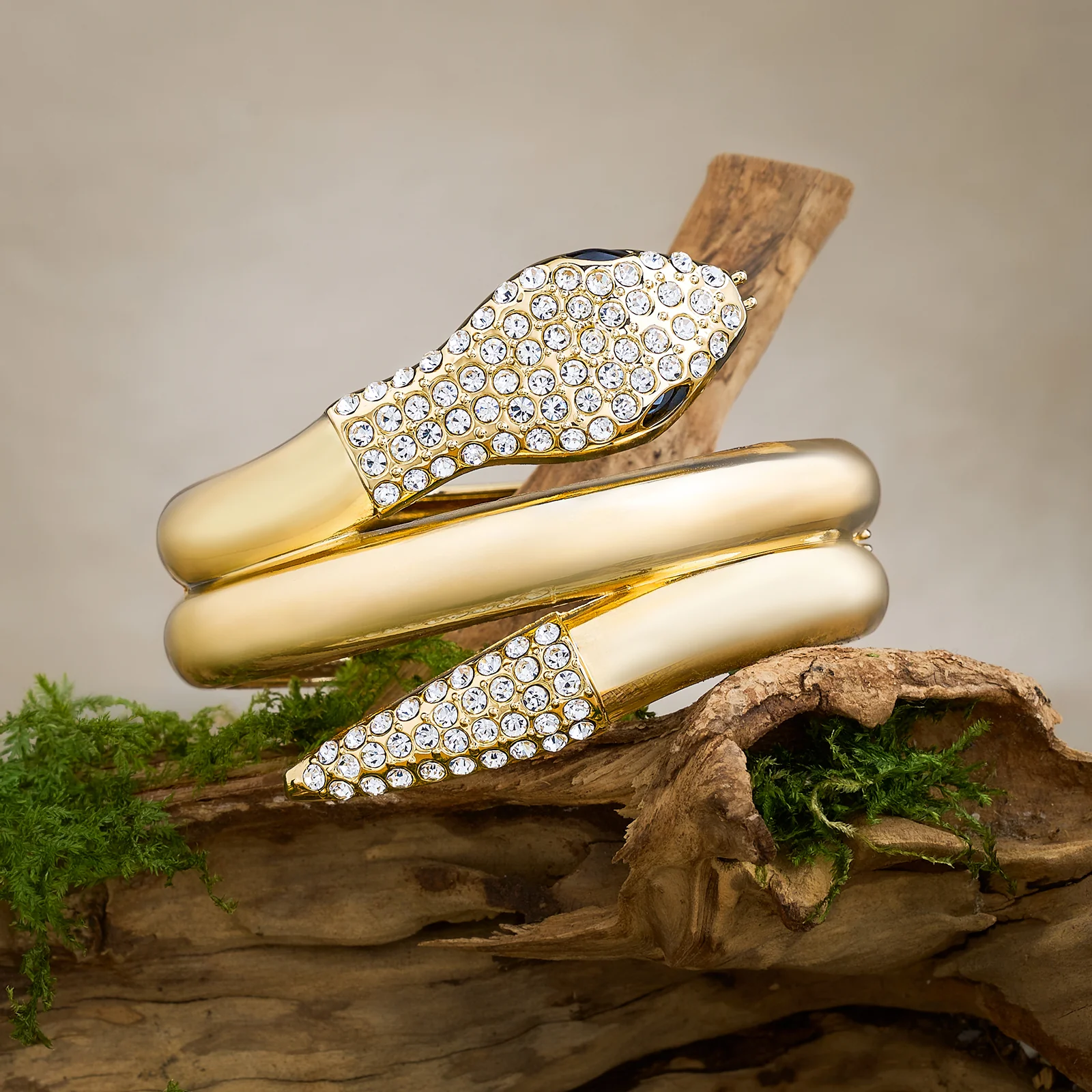 Hebiro Gold Snake Bracelet - Image 2