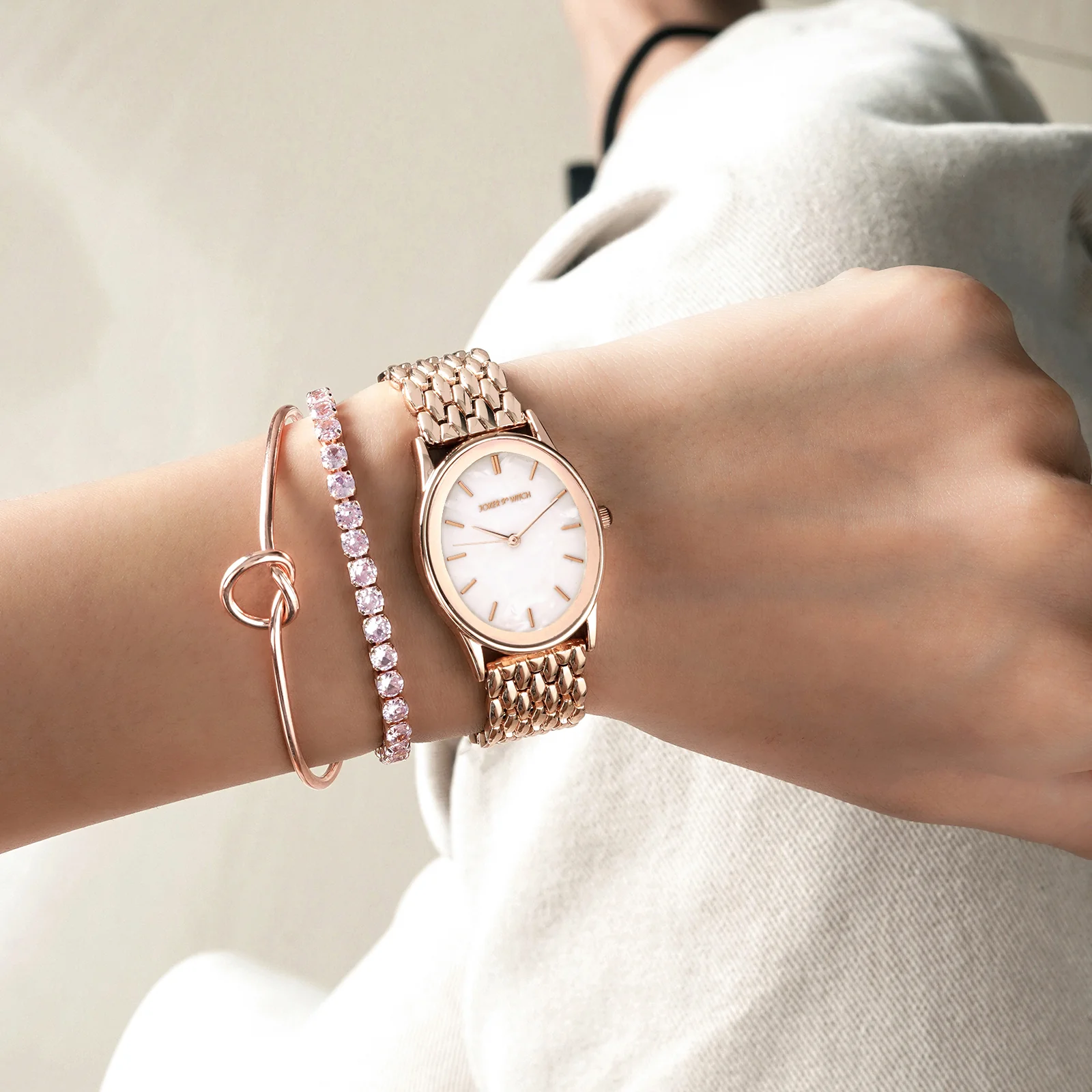 Helen Watch Bracelet Stack