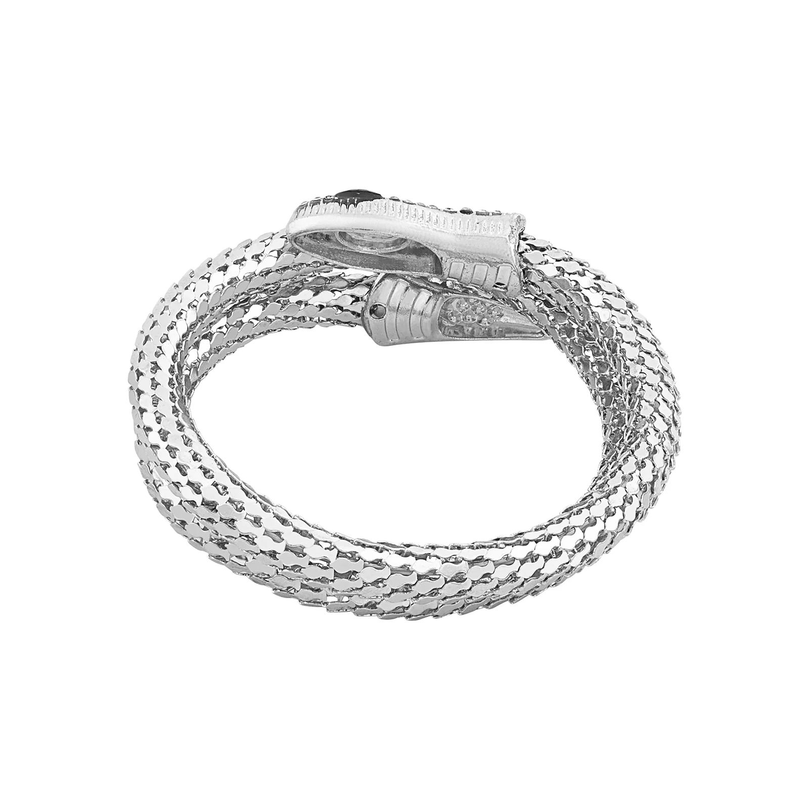 Hissé Silver Snake Bracelet - Image 5