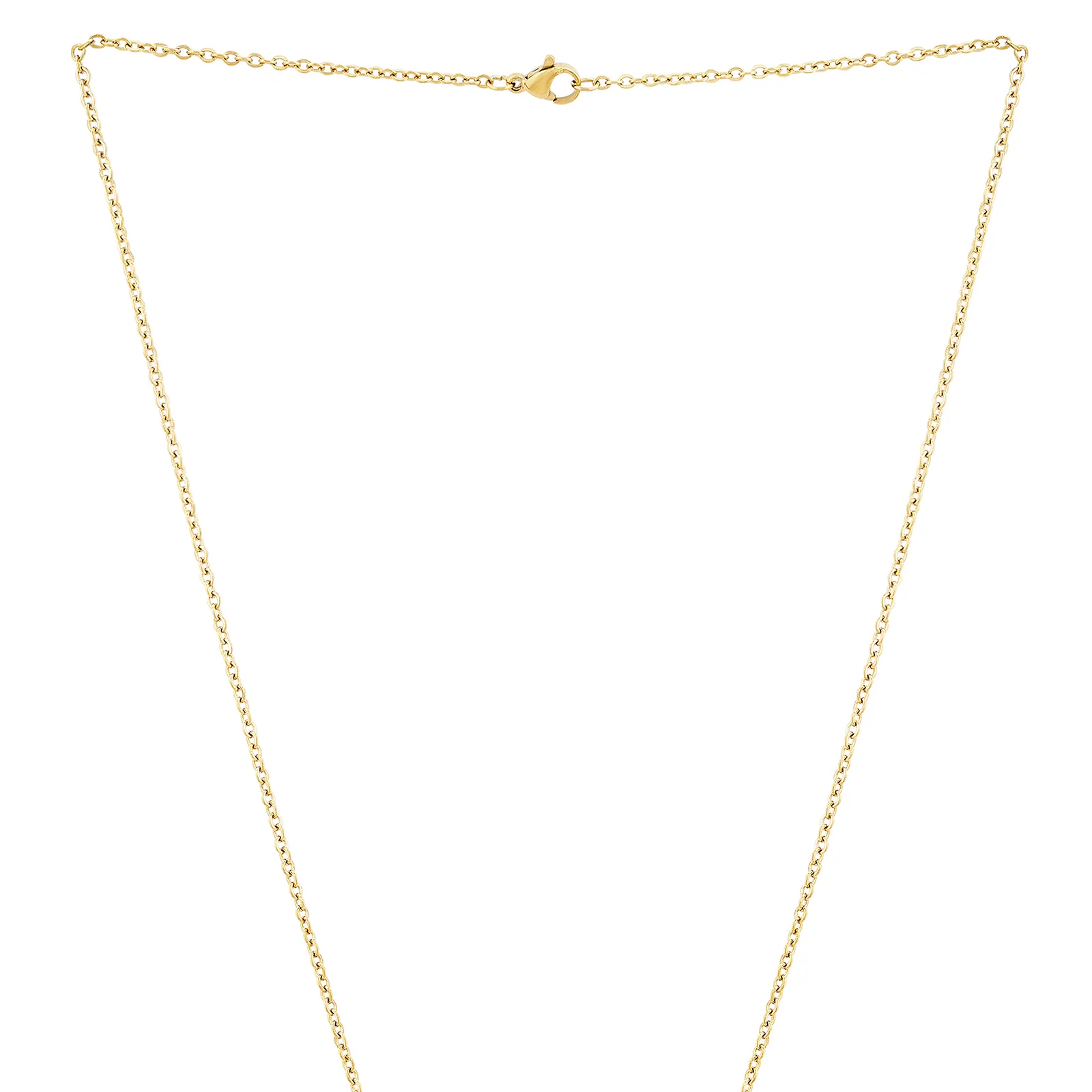 Hope Gold Women's Round Mantra Necklace - Image 4