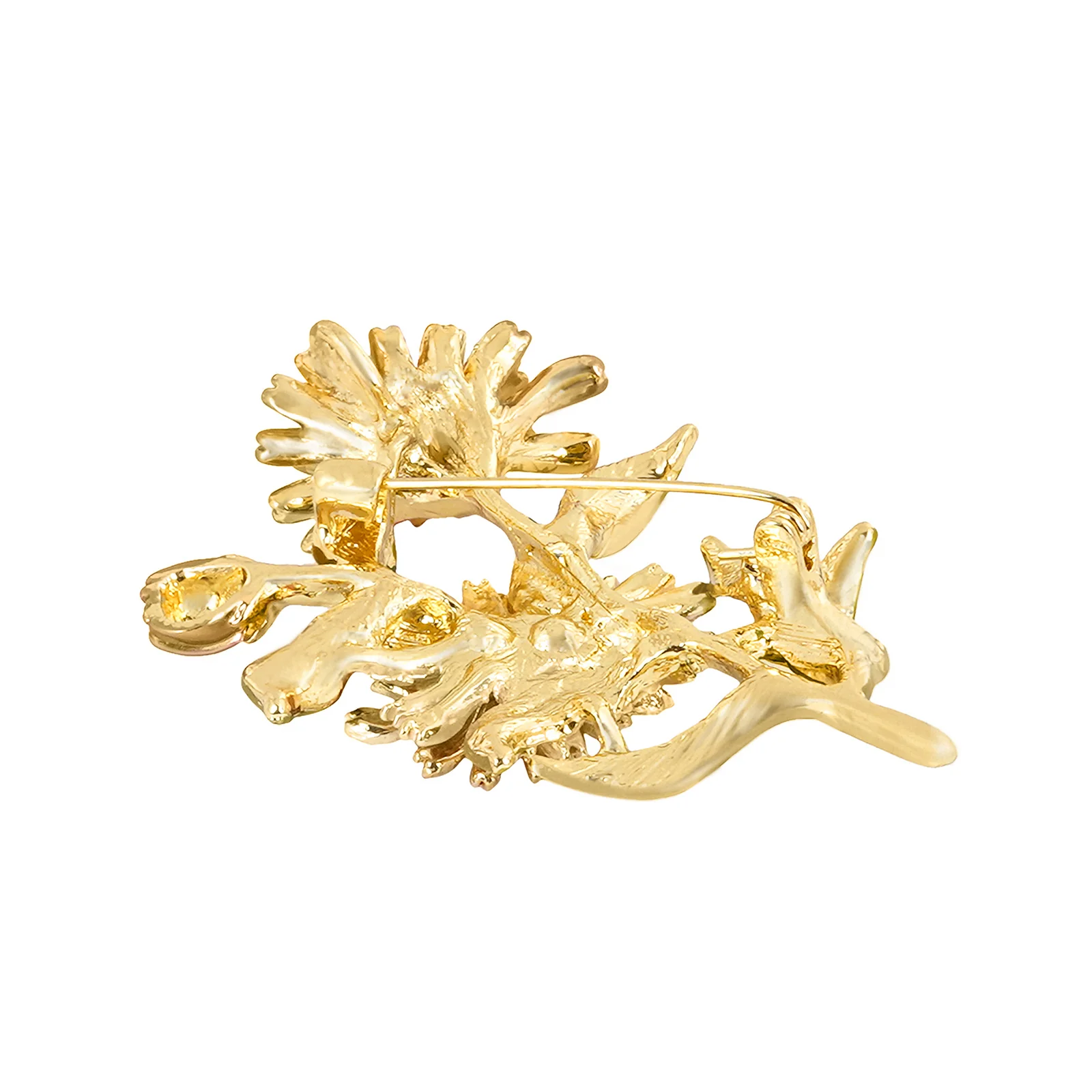 Idylla Violet Floral Brooch - Image 4