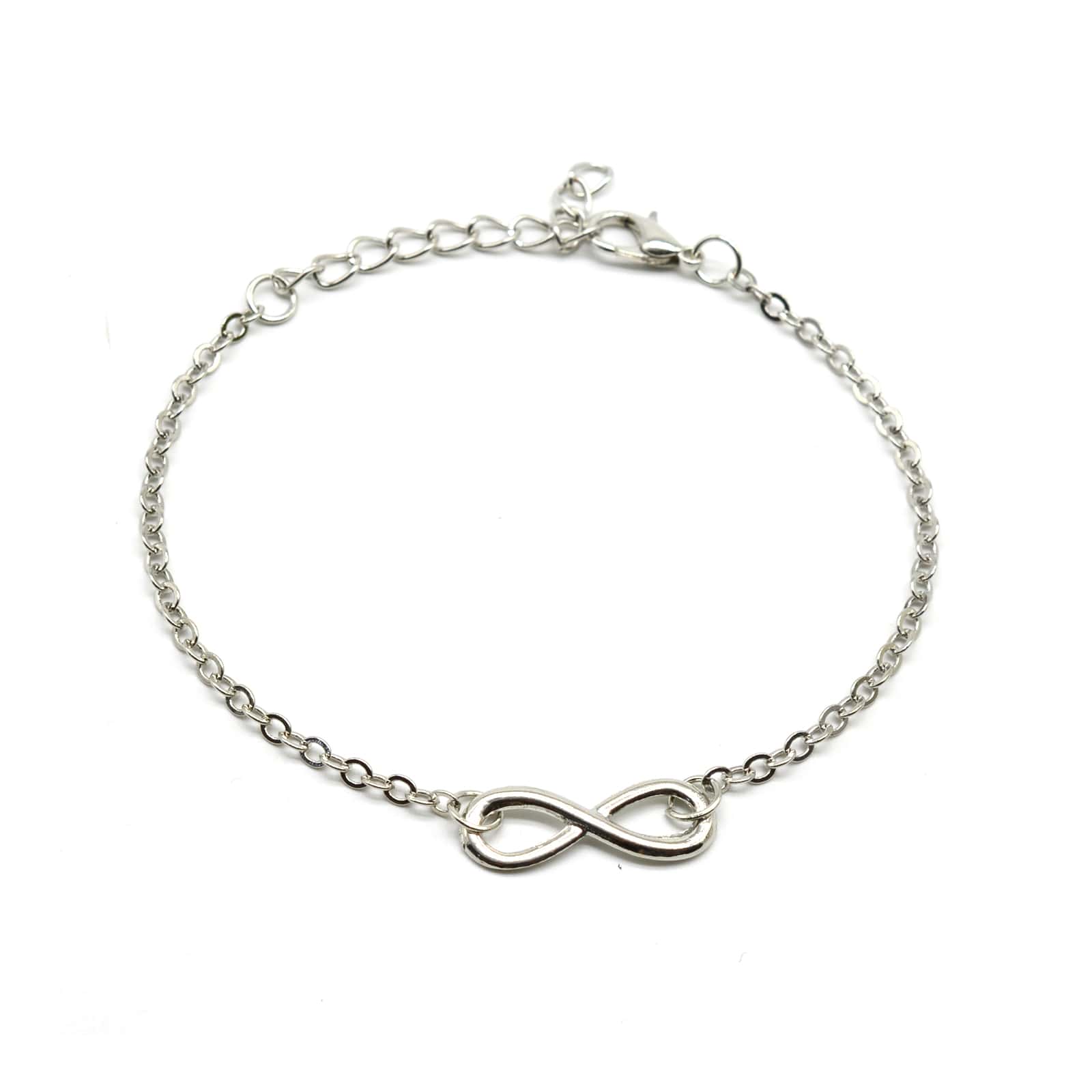 Infinity Silver Bracelet - Image 2