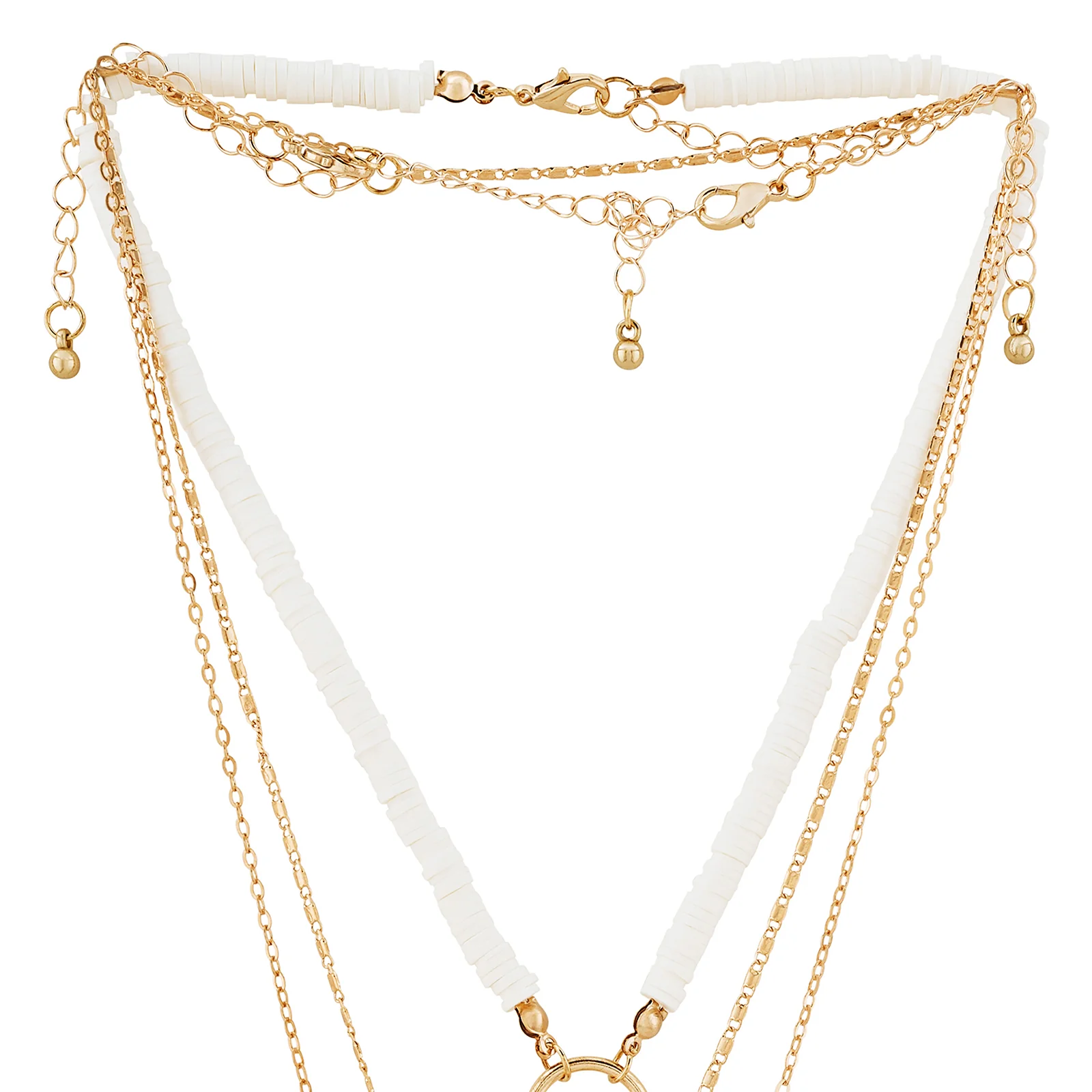 Islae Gold and White Seashell Necklace - Image 5