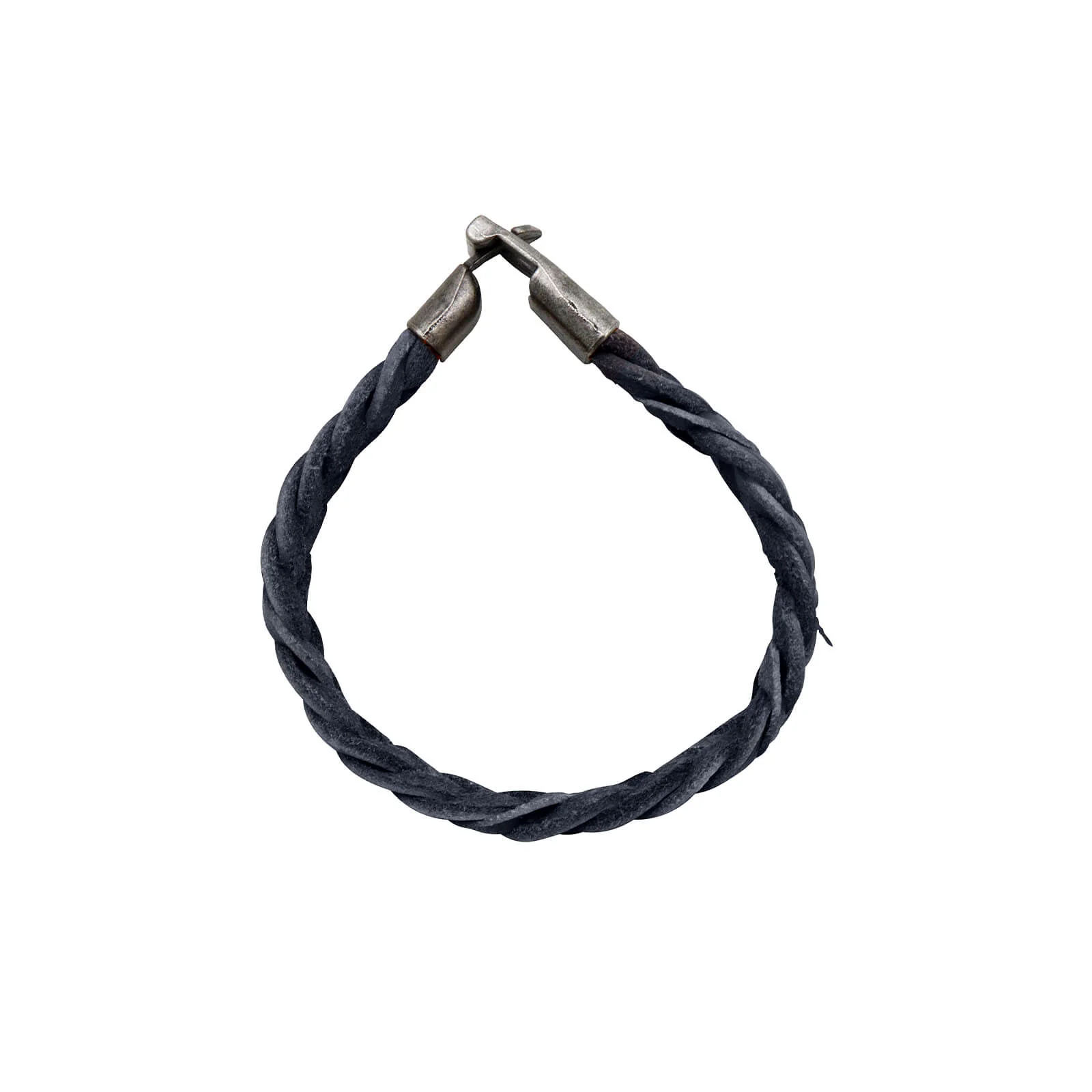 Jack Braided Blue Men's Bracelet - Image 4