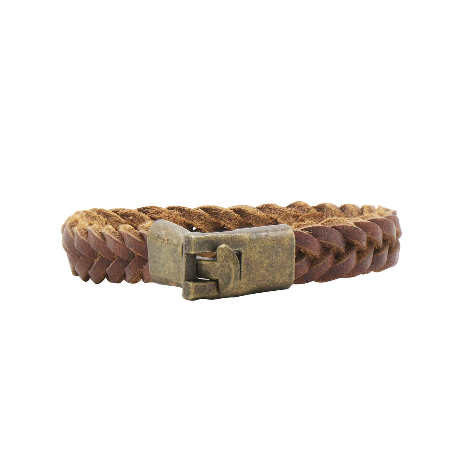 Jack Braided Brown Men's Bracelet - Image 3