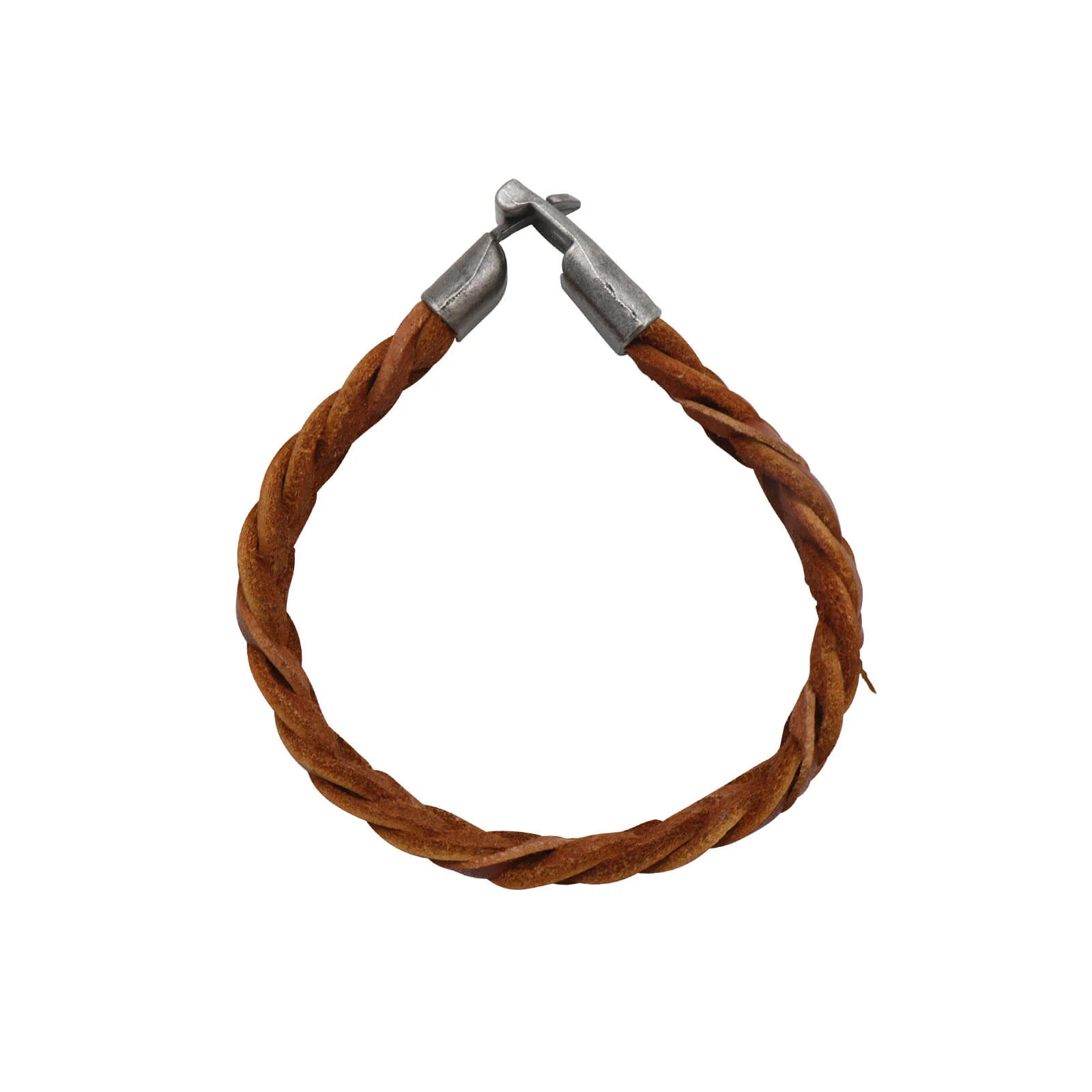 Jack Braided Tan Men's Bracelet - Image 3