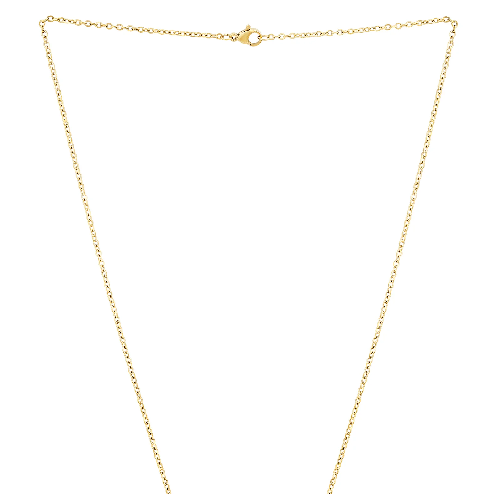 Joker & Witch Gold Women's Round Mantra Necklace - Image 4