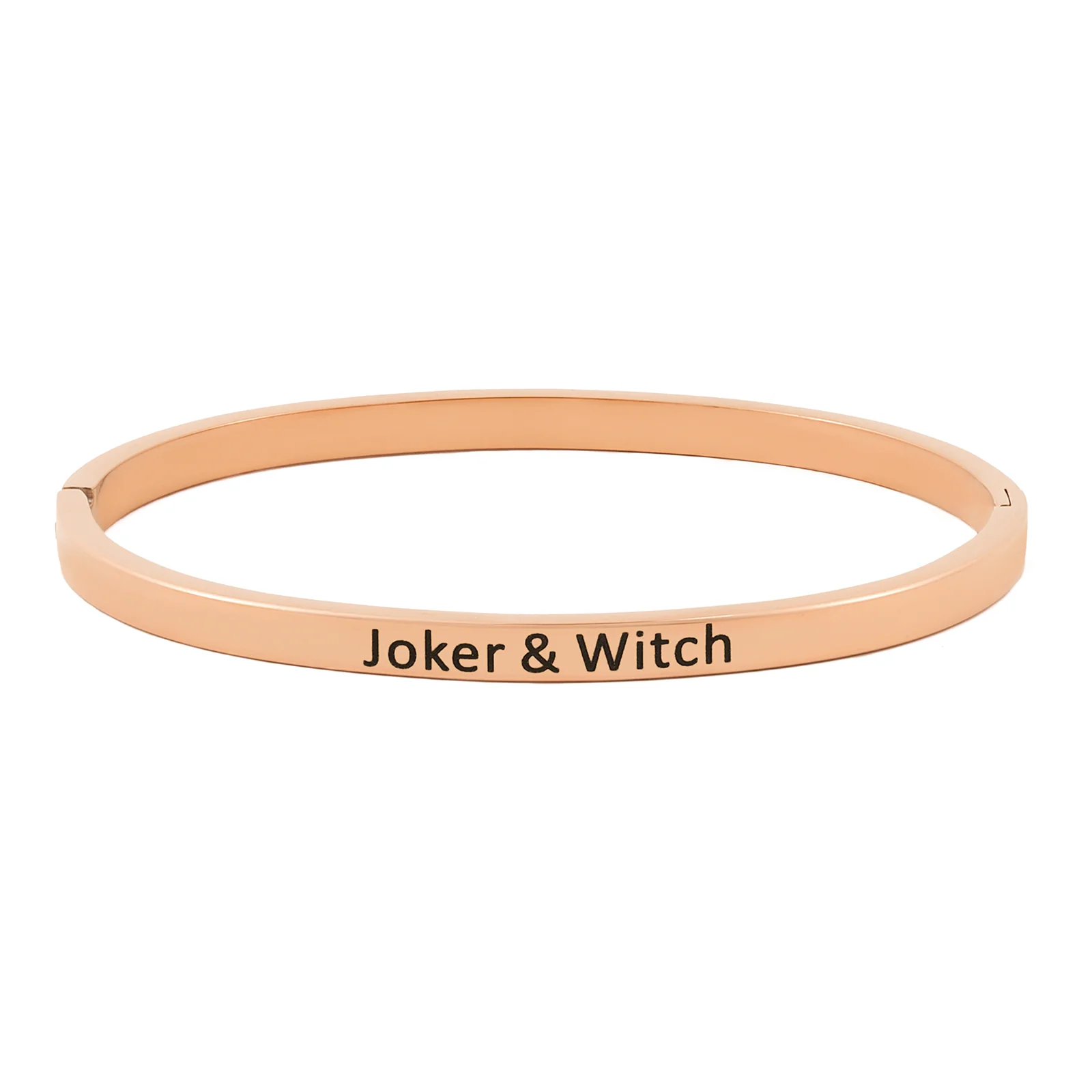 Joker & Witch Rose Gold Mantra Band - Image 4
