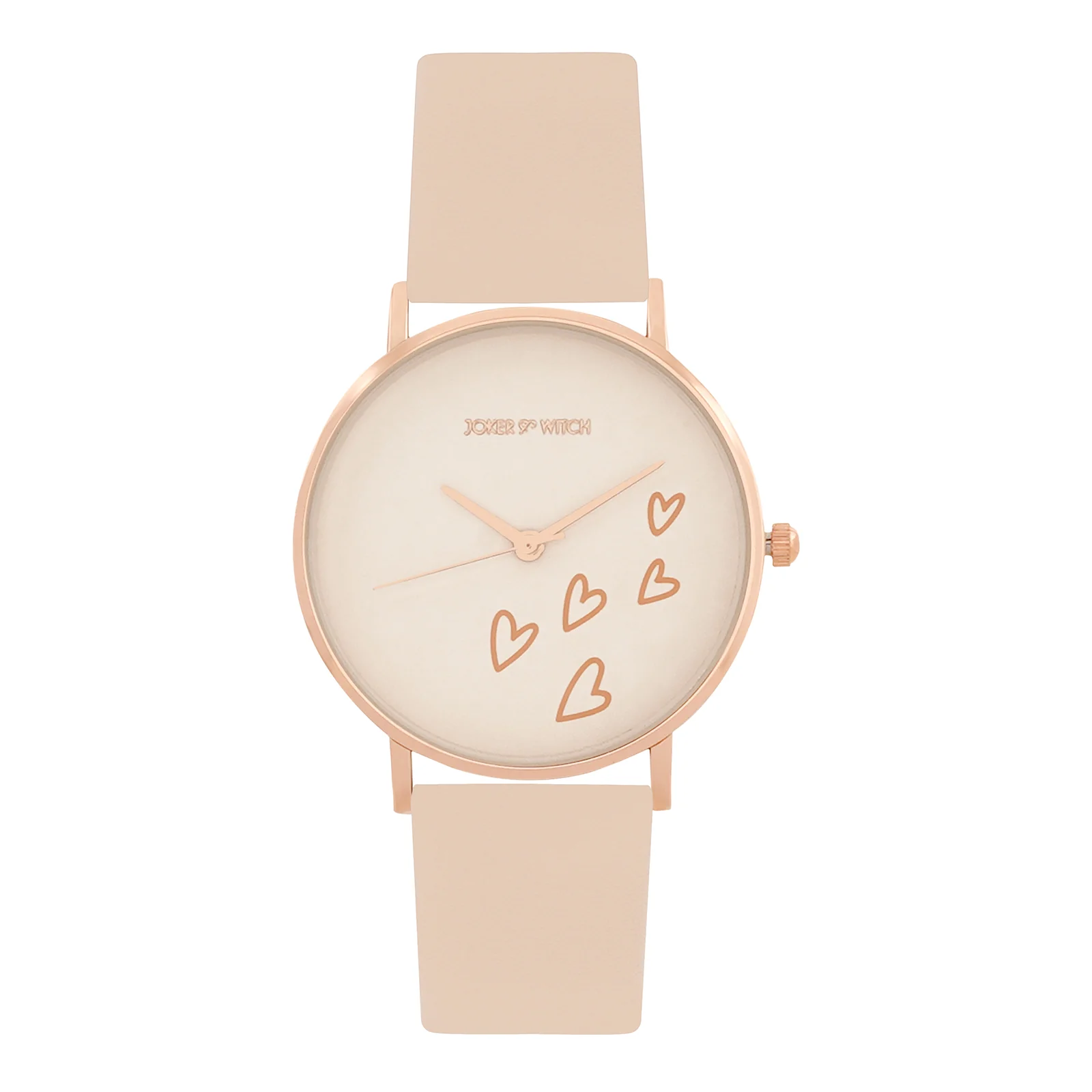 Printed Jubilant Beige Medium Dial PU Strap Women's Watch