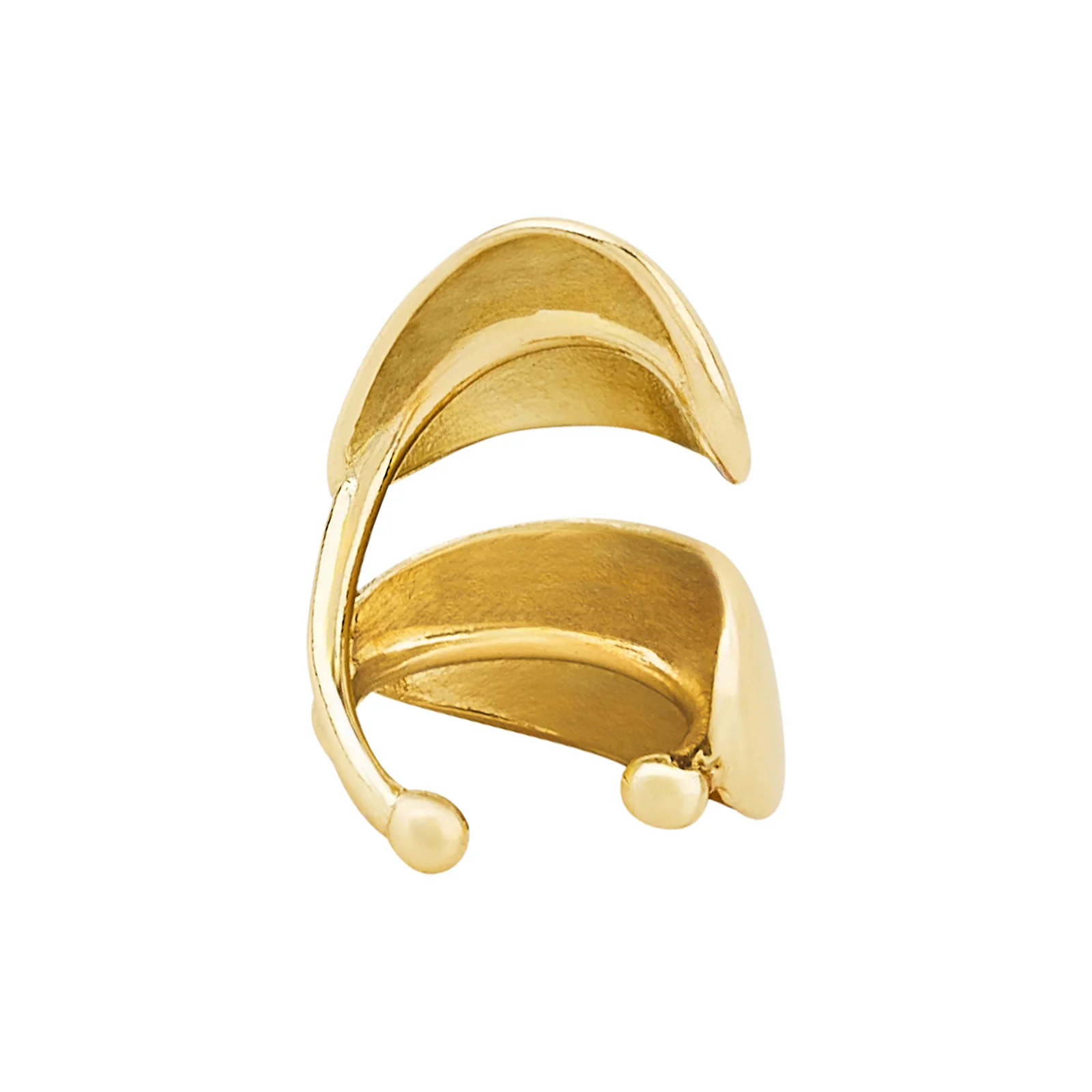 Kairis Gold Wrap Earcuff - Image 5