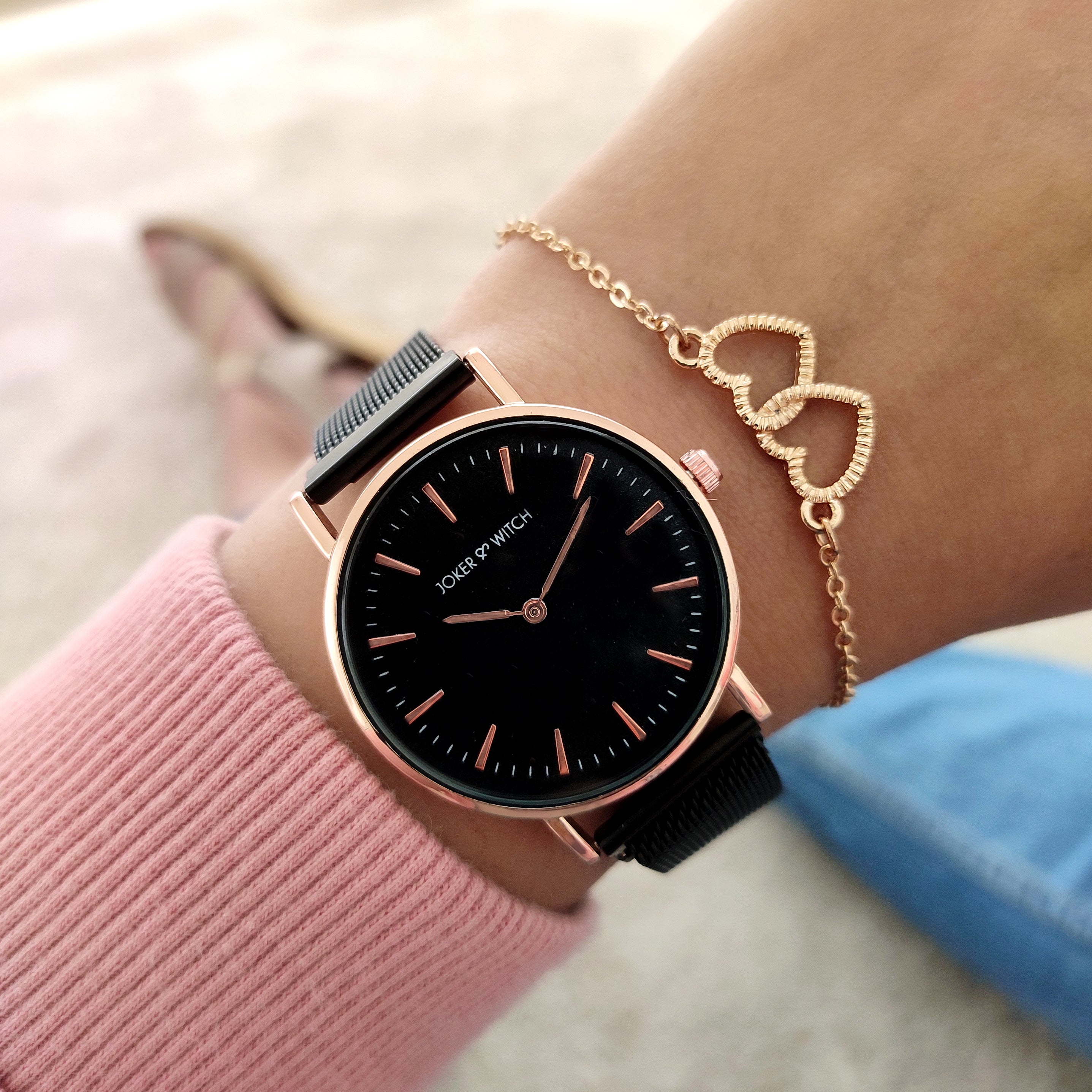 Kat Watch Bracelet Stack