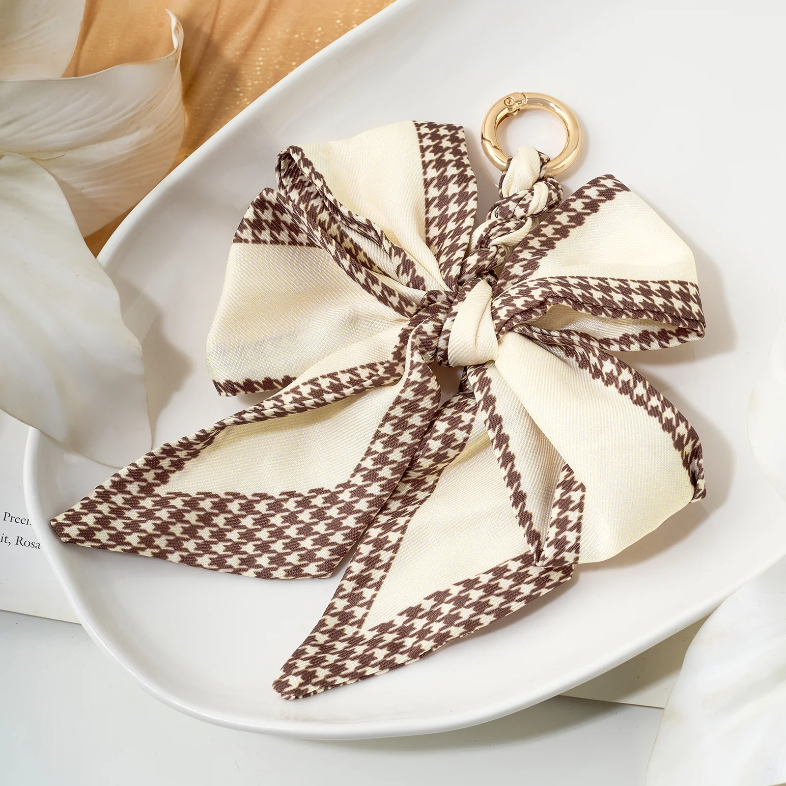 Knotty-Babe Khaki Bag Charm - Image 2