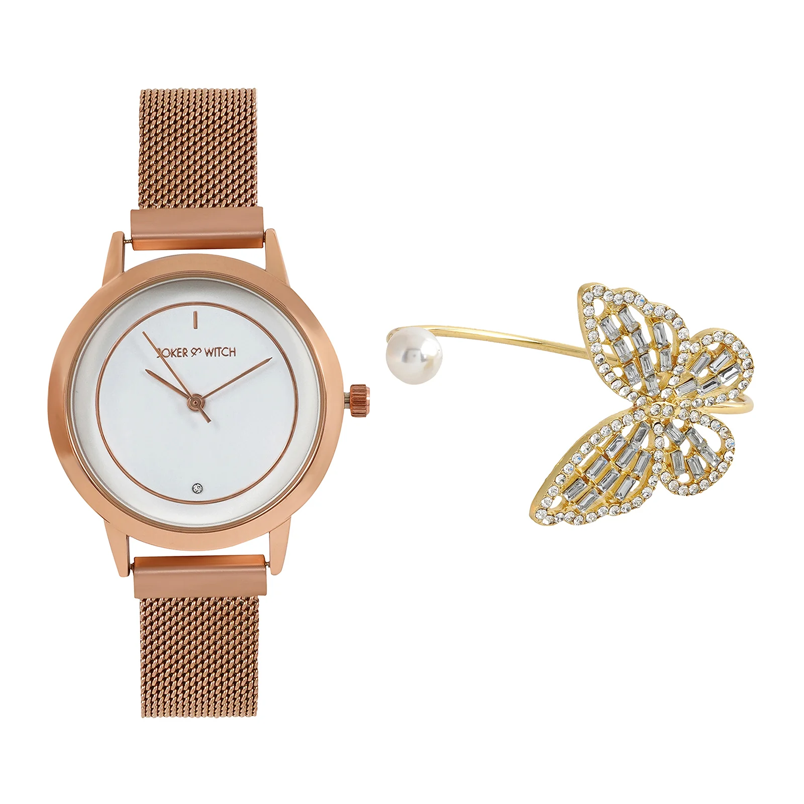 Leila Rosegold Watch Bracelet Stack - Image 5
